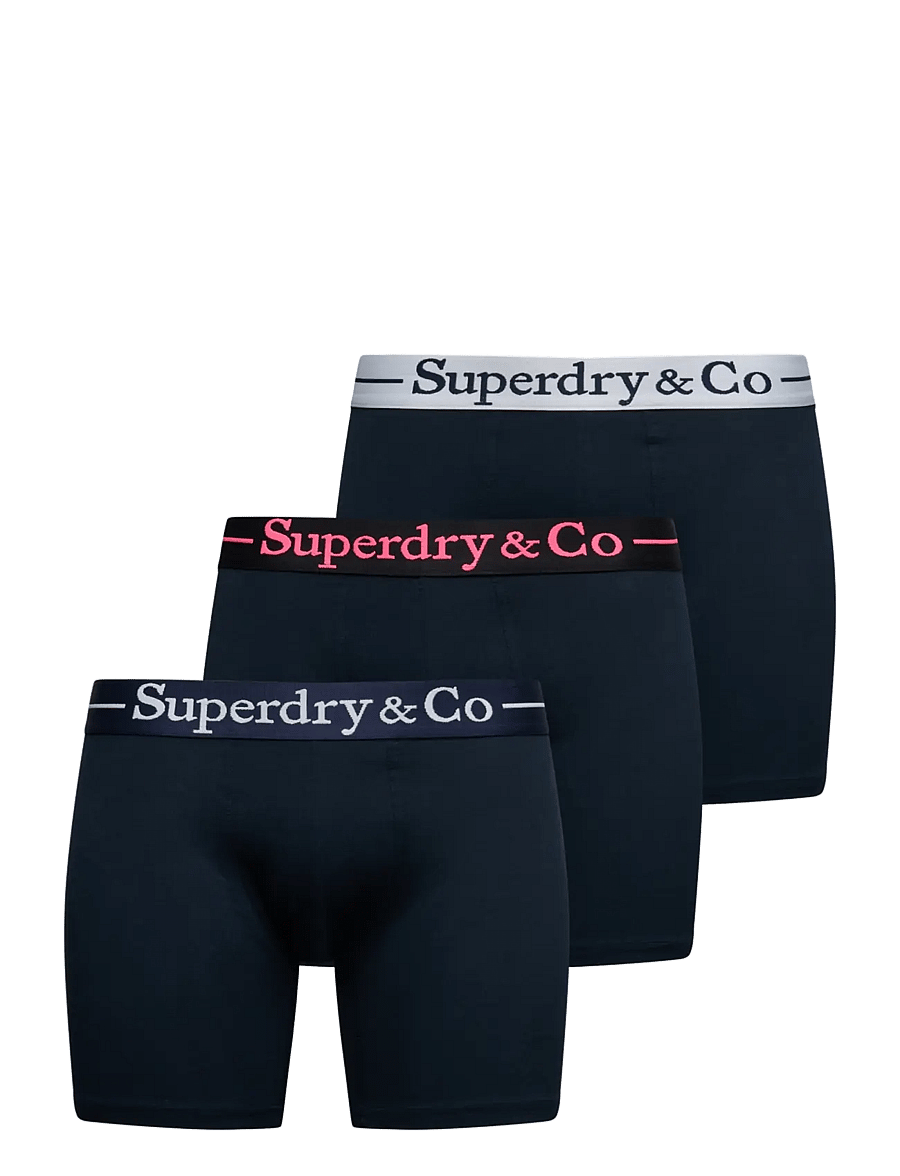 Superdry - SDRY & CO BOXER TRIPLE PACK - boxershorts - navy/navy/navy - 1