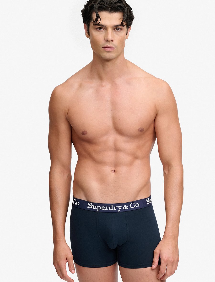 Superdry - SDRY & CO BOXER TRIPLE PACK - navy/navy/navy - 0