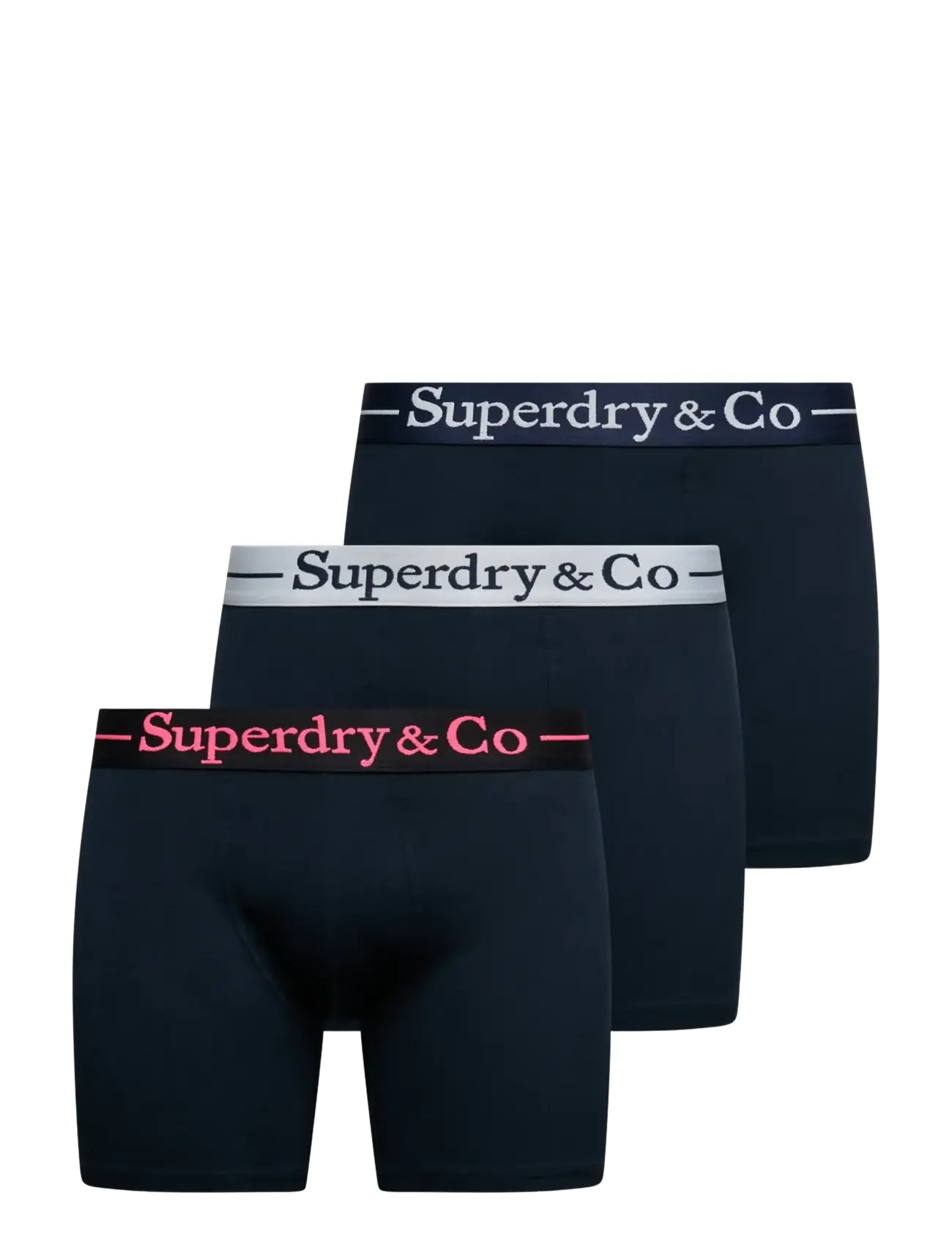 Superdry - SDRY & CO BOXER TRIPLE PACK - boxer shorts - navy/navy/navy - 2