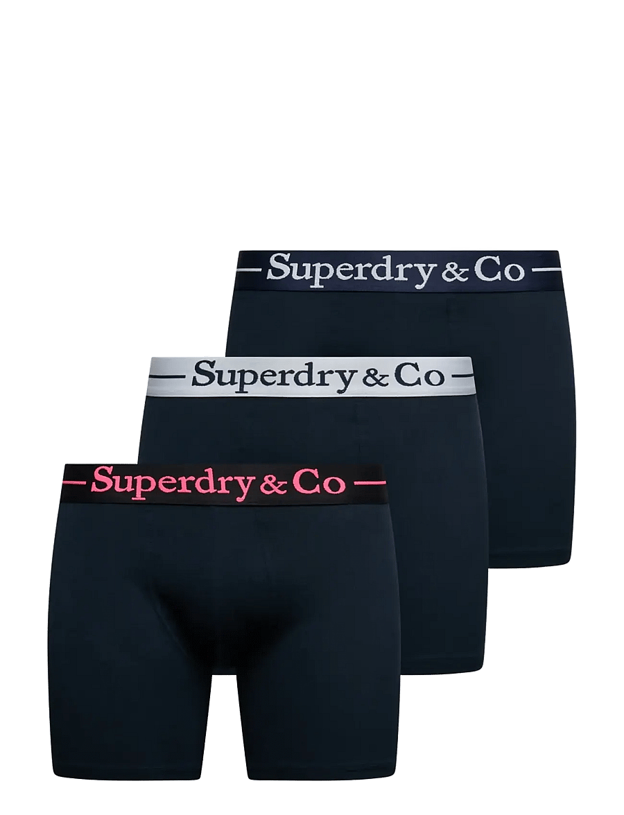 Superdry - SDRY & CO BOXER TRIPLE PACK - boxer shorts - navy/navy/navy - 2