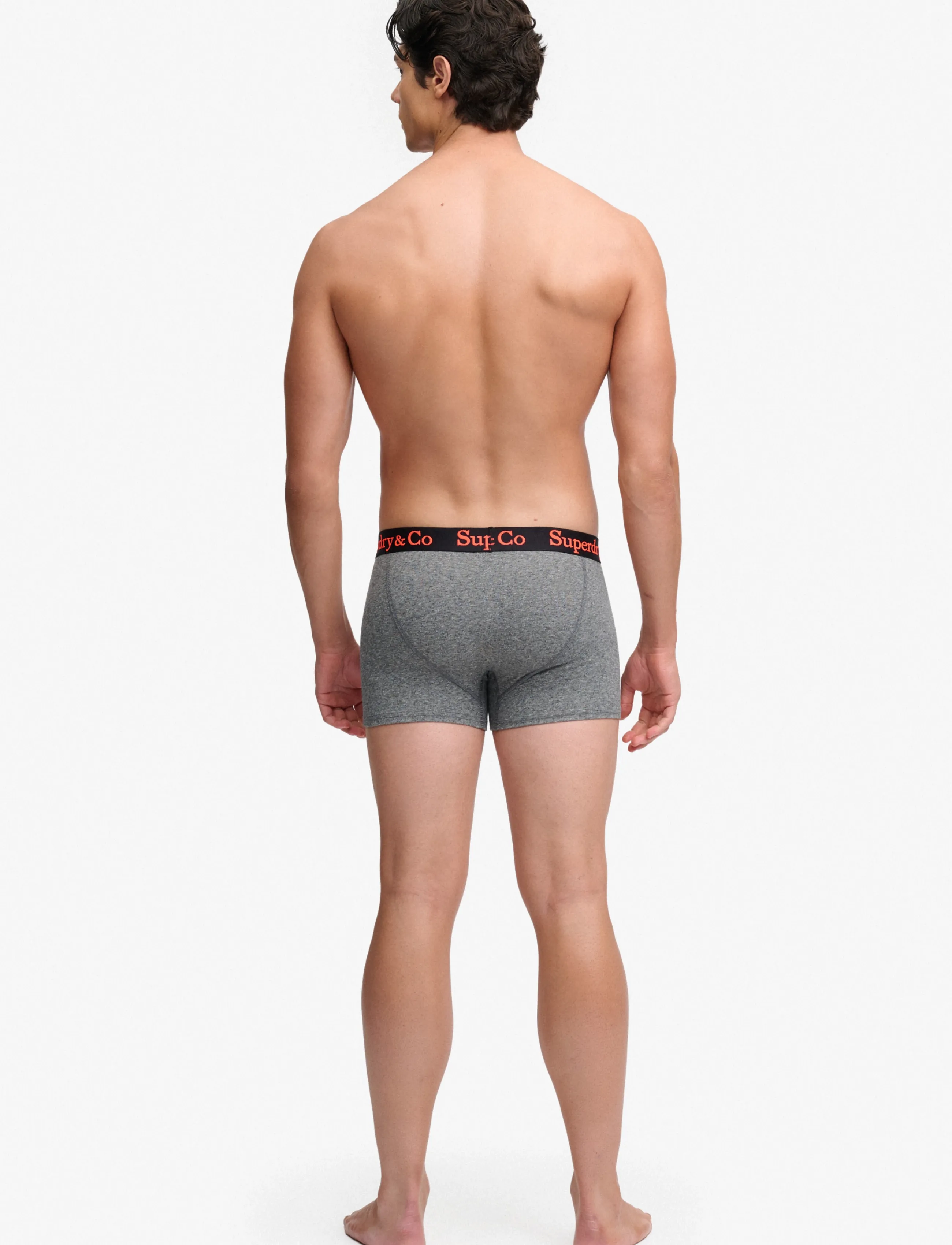 Superdry - SDRY & CO TRUNK TRIPLE PACK - boxershorts - black/bold orange/grey grit - 4