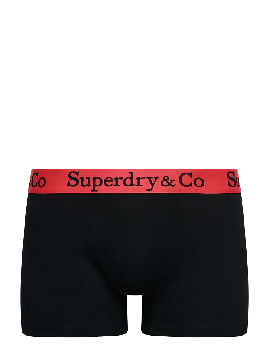 Superdry - SDRY & CO TRUNK TRIPLE PACK - boxershorts - black/bold orange/grey grit - 3