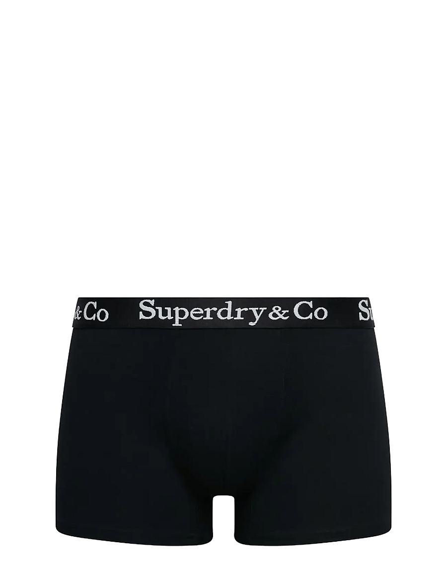 Superdry - SDRY & CO TRUNK TRIPLE PACK - bokserid - black/olive green/burgundy - 2