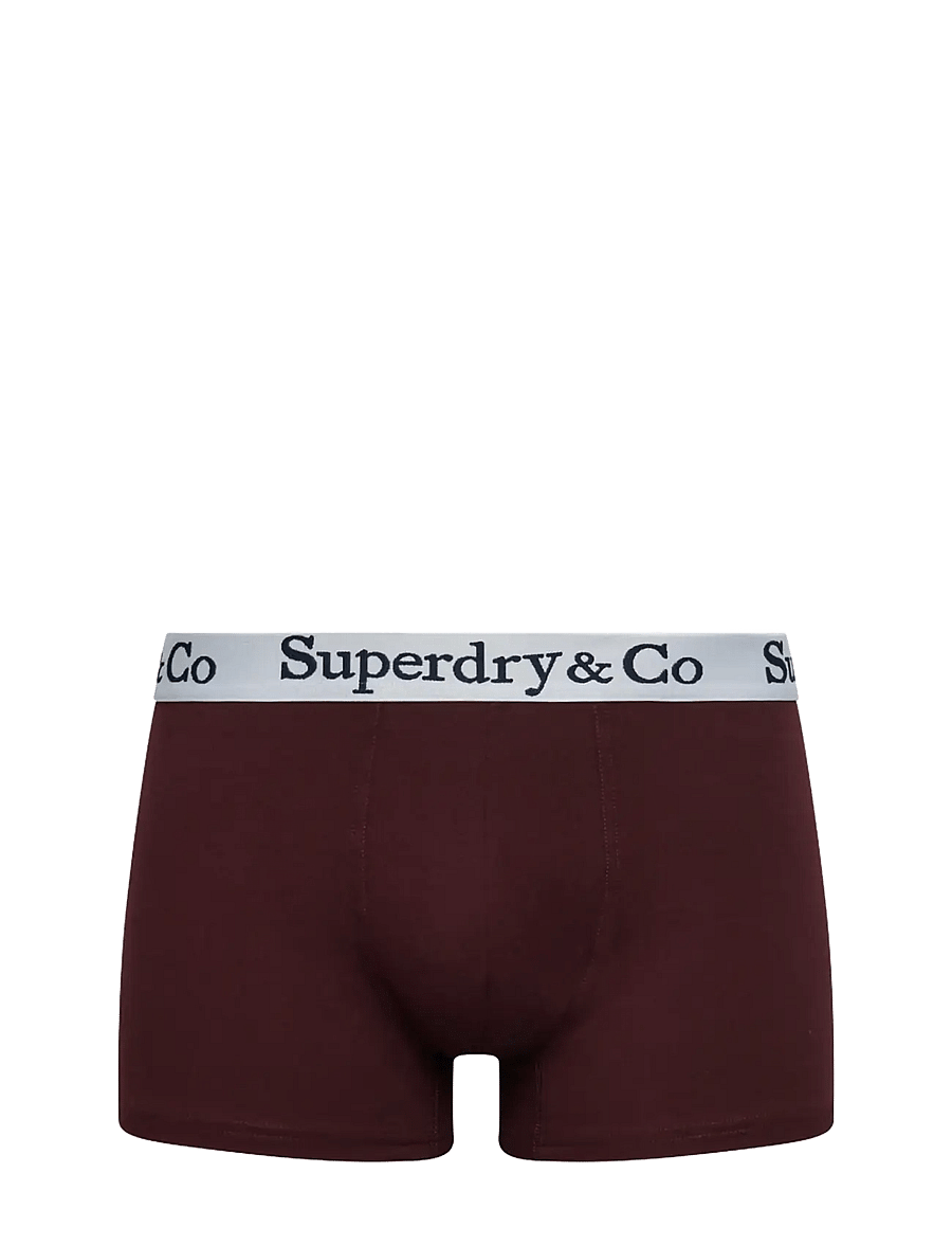 Superdry - SDRY & CO TRUNK TRIPLE PACK - bokserid - black/olive green/burgundy - 3