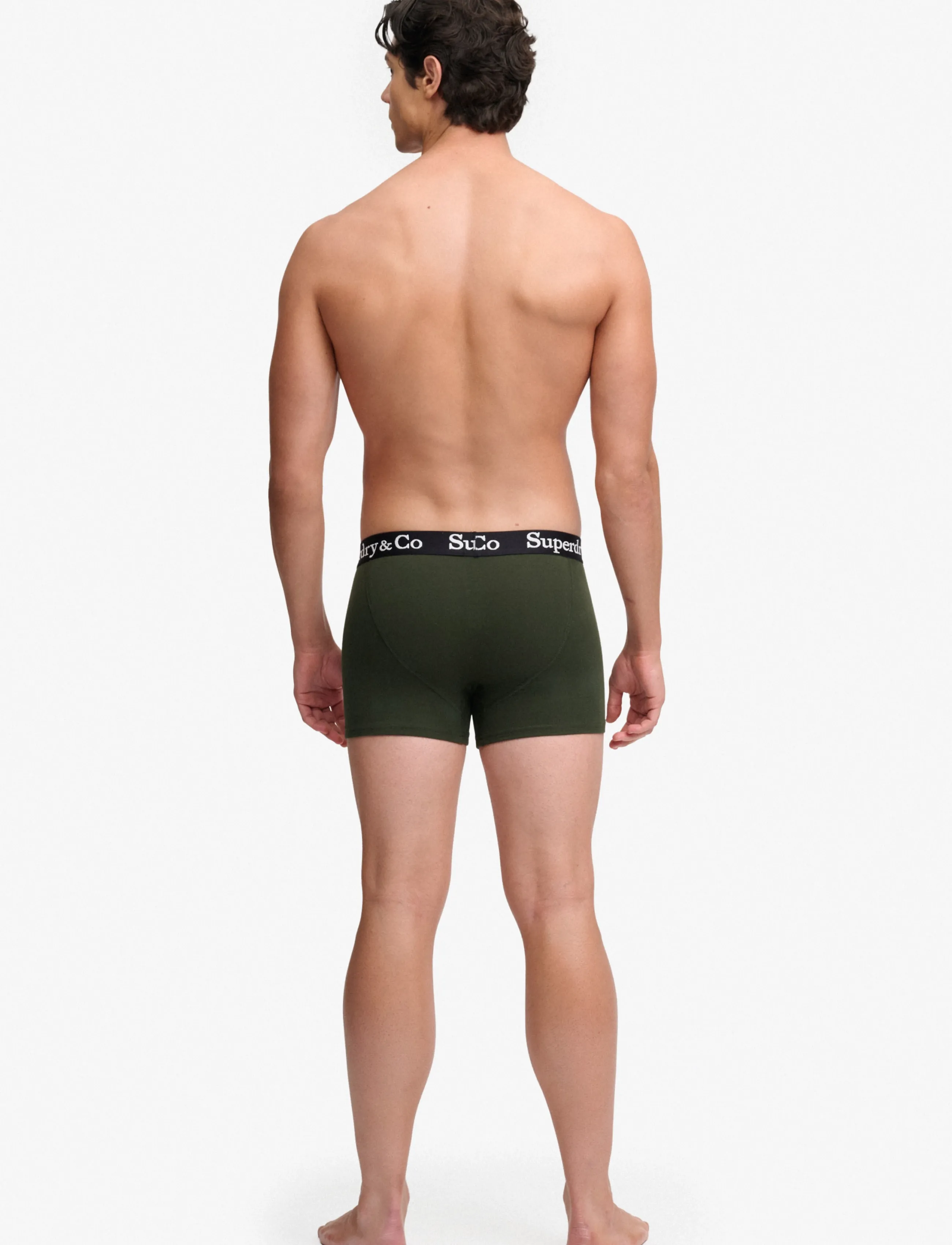 Superdry - SDRY & CO TRUNK TRIPLE PACK - bokserid - black/olive green/burgundy - 5