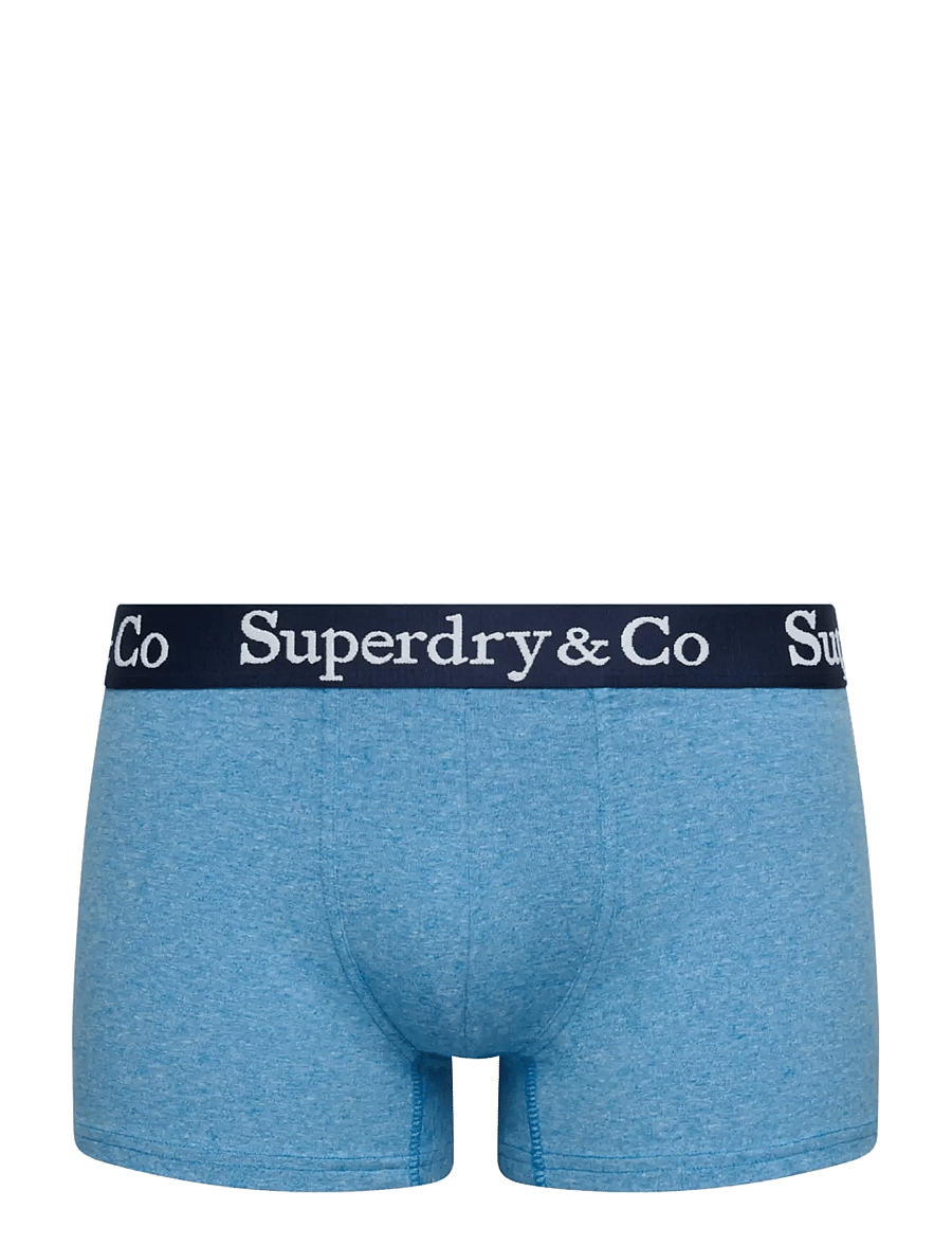 Superdry - SDRY & CO TRUNK TRIPLE PACK - boxershorts - navy marl/indigo marl/bluegrit - 2