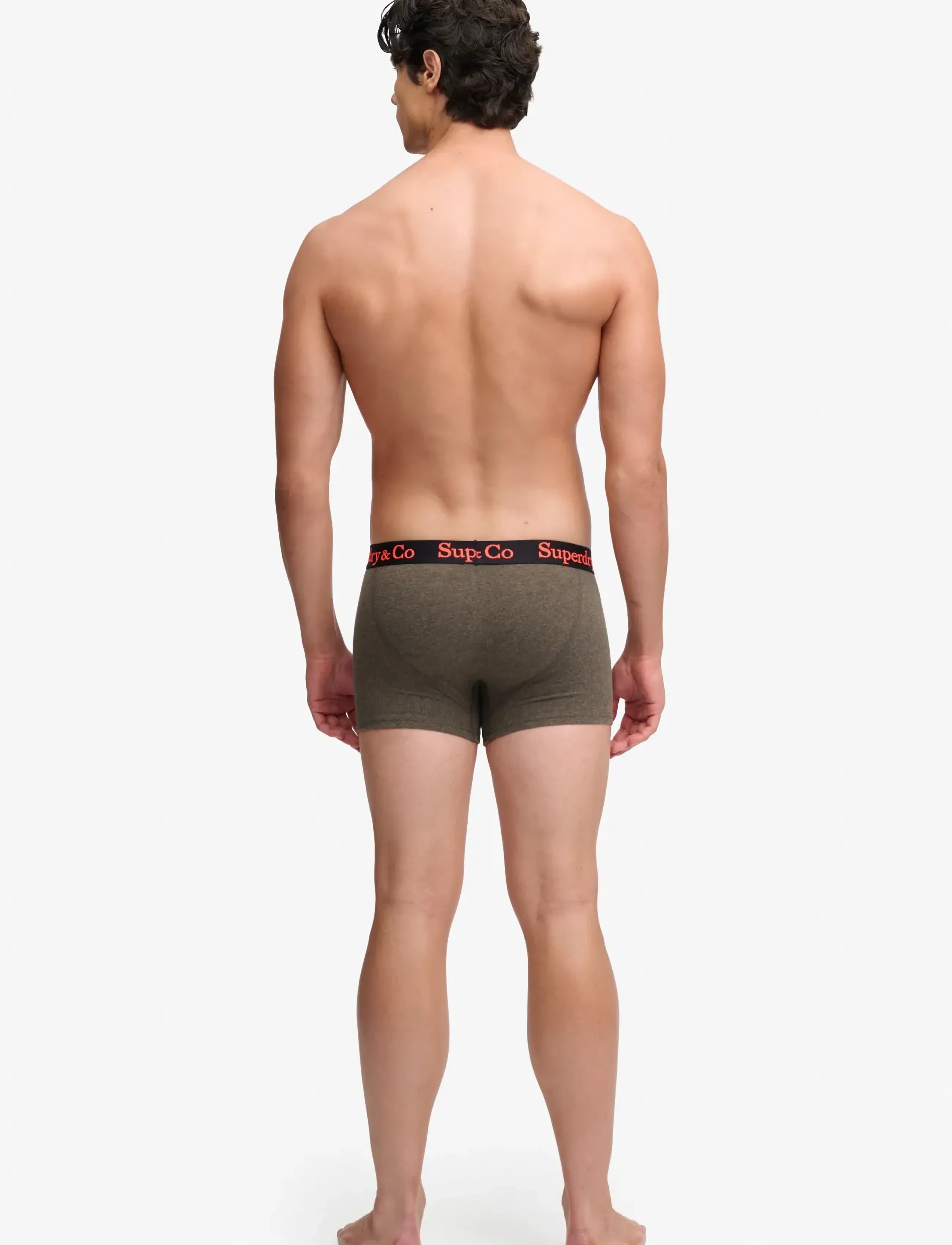 Superdry - SDRY & CO TRUNK TRIPLE PACK - boxershorts - brown marl/brown grit/tan marl - 4