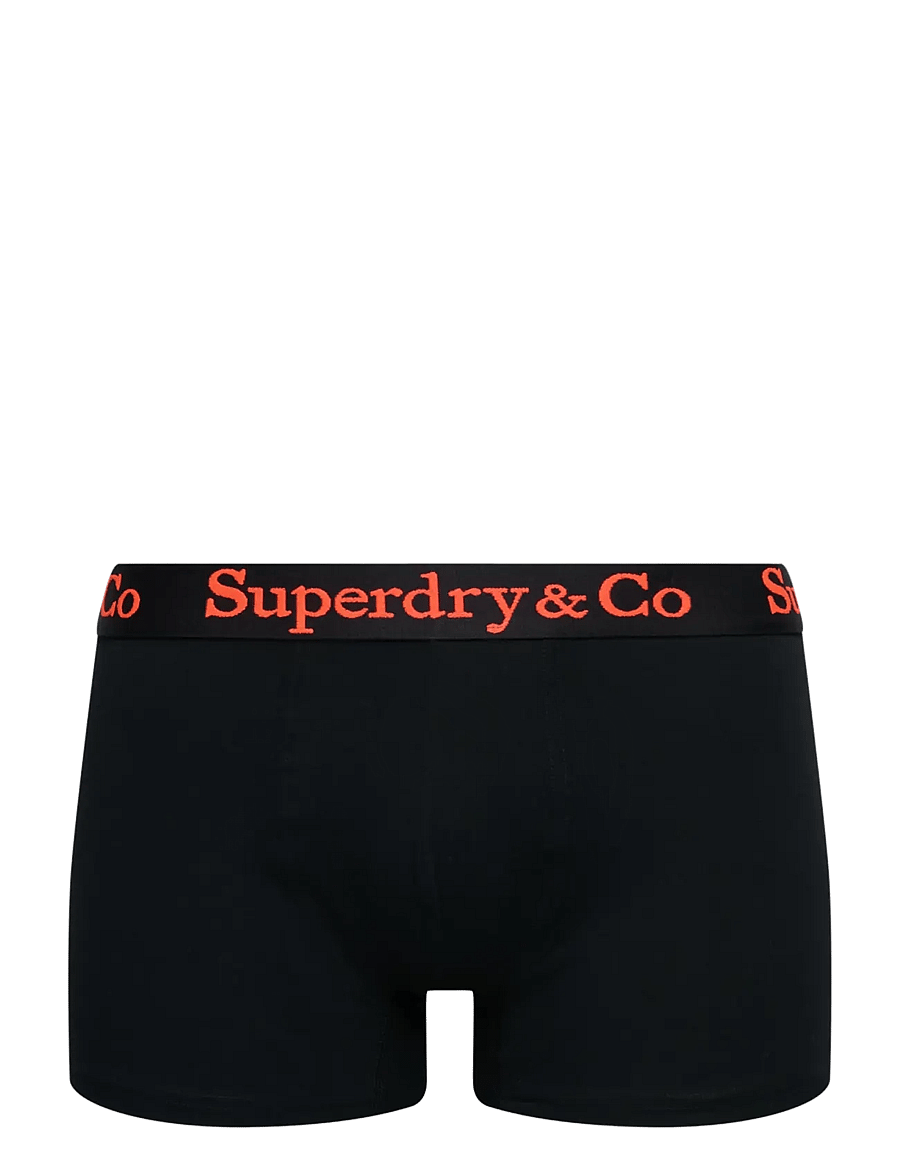 Superdry - SDRY & CO TRUNK TRIPLE PACK - bokserid - black/charcoal/optic - 4
