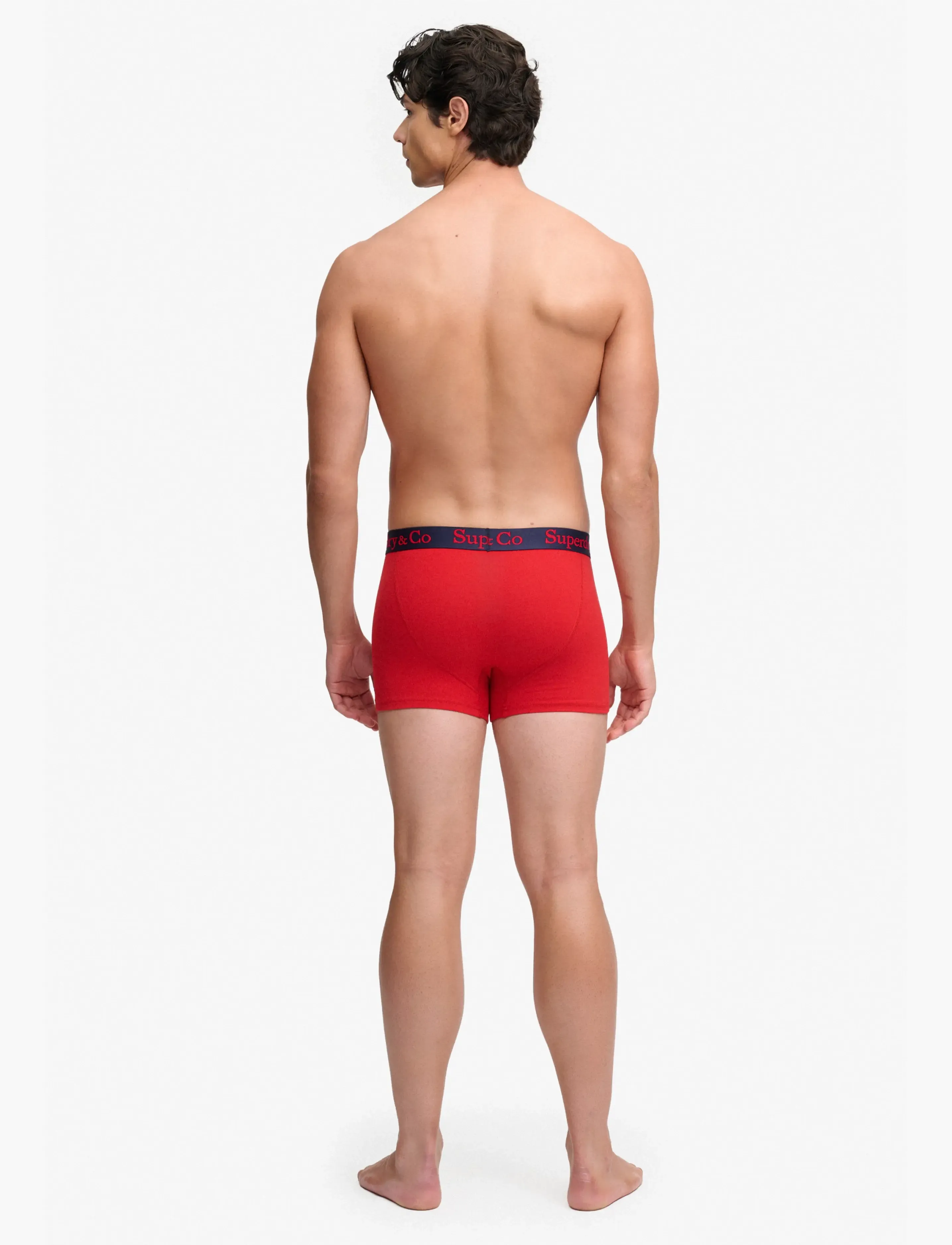 Superdry - SDRY & CO TRUNK TRIPLE PACK - bokserid - navy/blue/red - 4