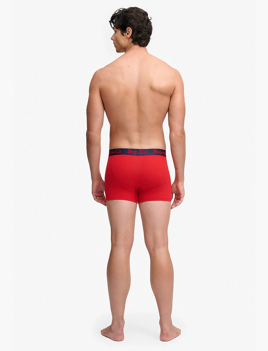 Superdry - SDRY & CO TRUNK TRIPLE PACK - bokserid - navy/blue/red - 4