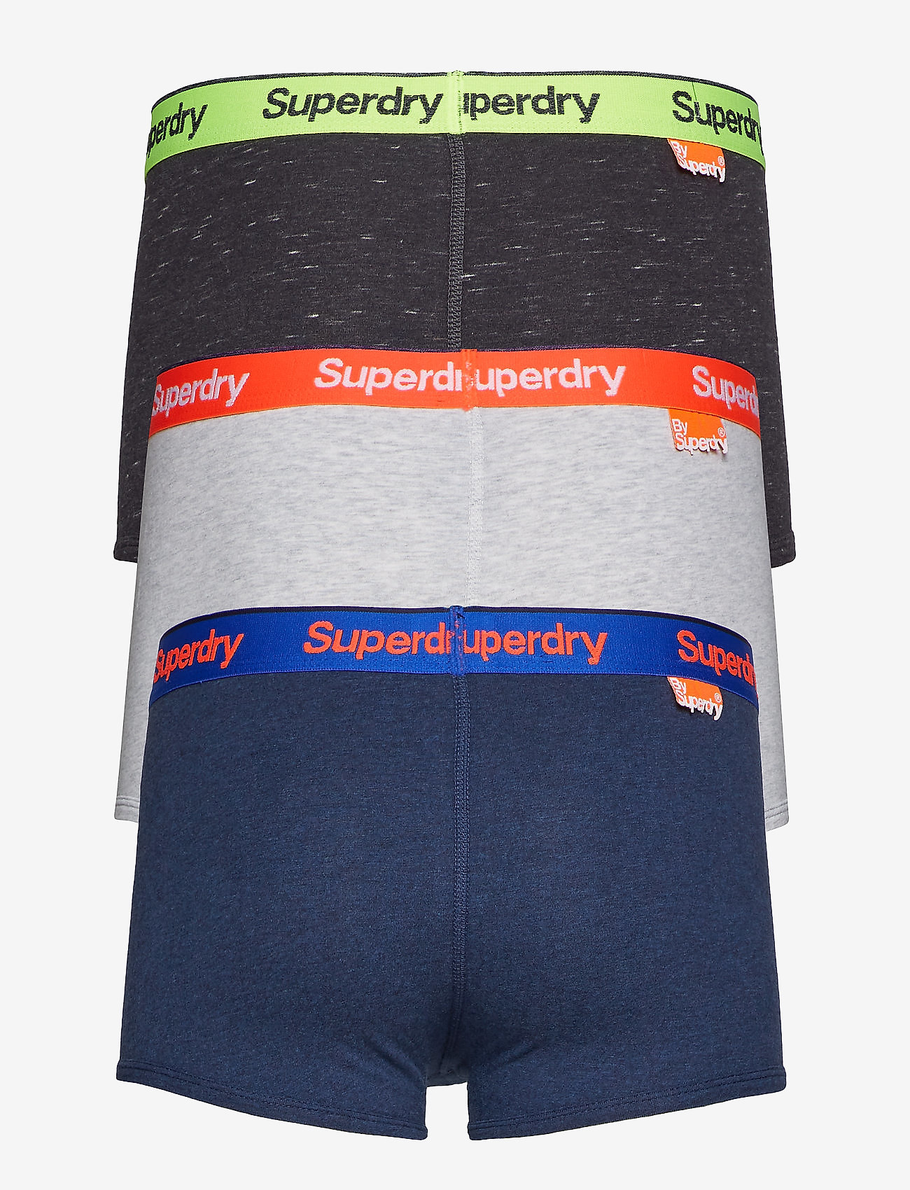 Superdry - O.L SPORT TRUNK TRIPLE PACK - montana blue grit/silver birch marl/carb - 1
