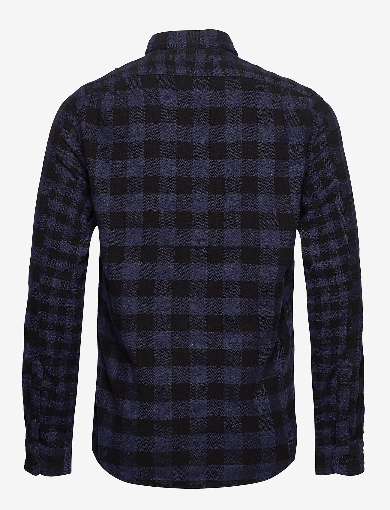 Superdry - BUFFALO FLANNEL L/S SHIRT - blue check - 1