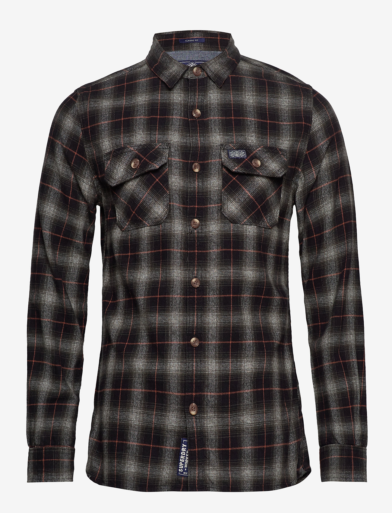 Superdry - CLASSIC LUMBERJACK SHIRT - black check - 0