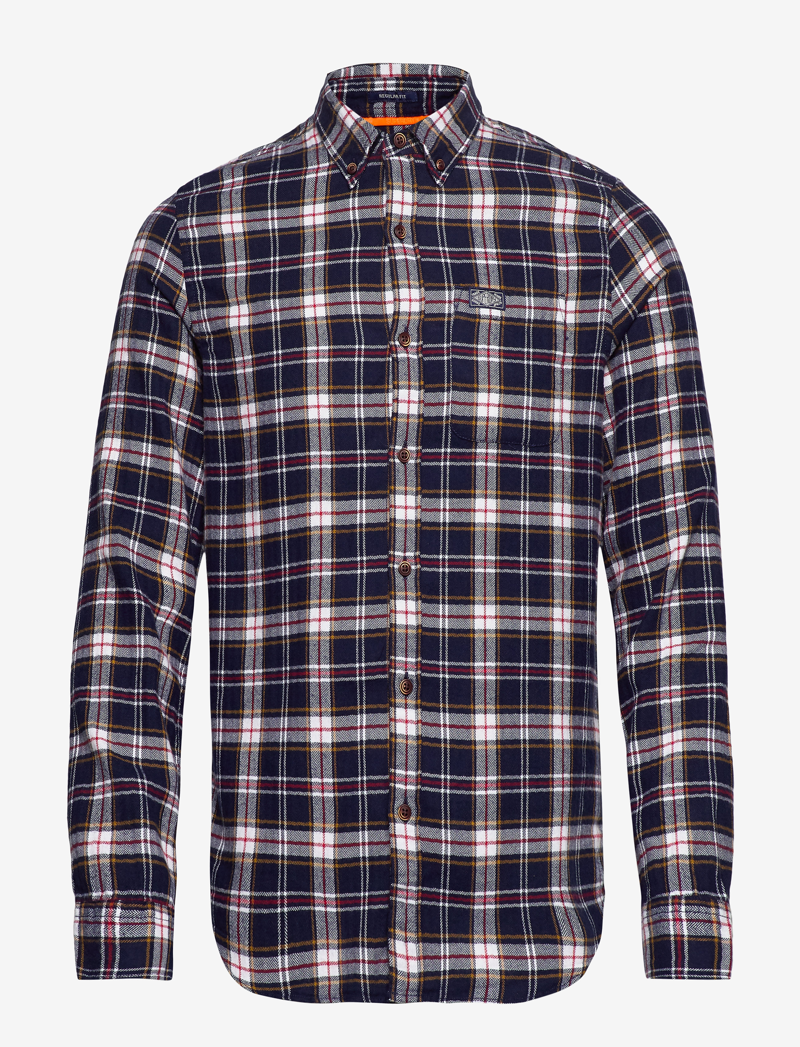 Superdry - WORKWEAR L/S SHIRT - navy check - 0