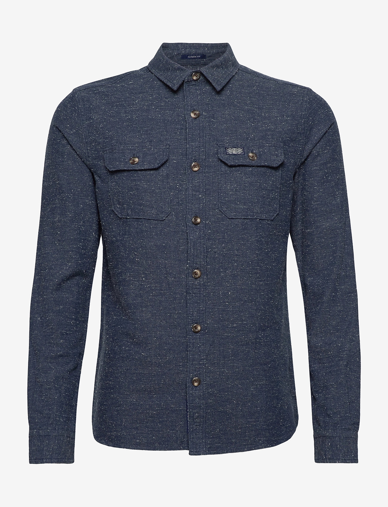Superdry - INDIGO NEP LUMBERJACK SHIRT - oatman indigo nep - 0