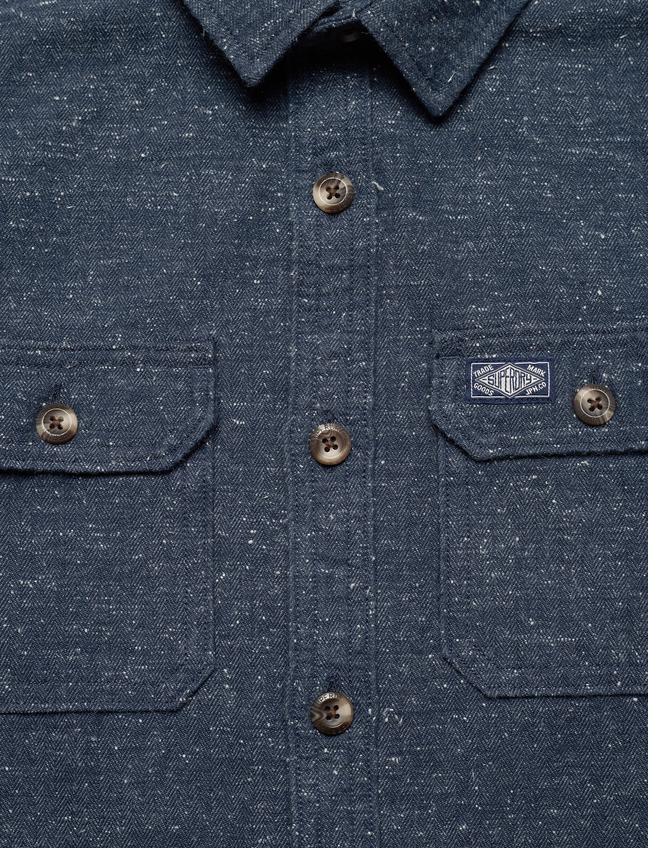 Superdry - INDIGO NEP LUMBERJACK SHIRT - oatman indigo nep - 2