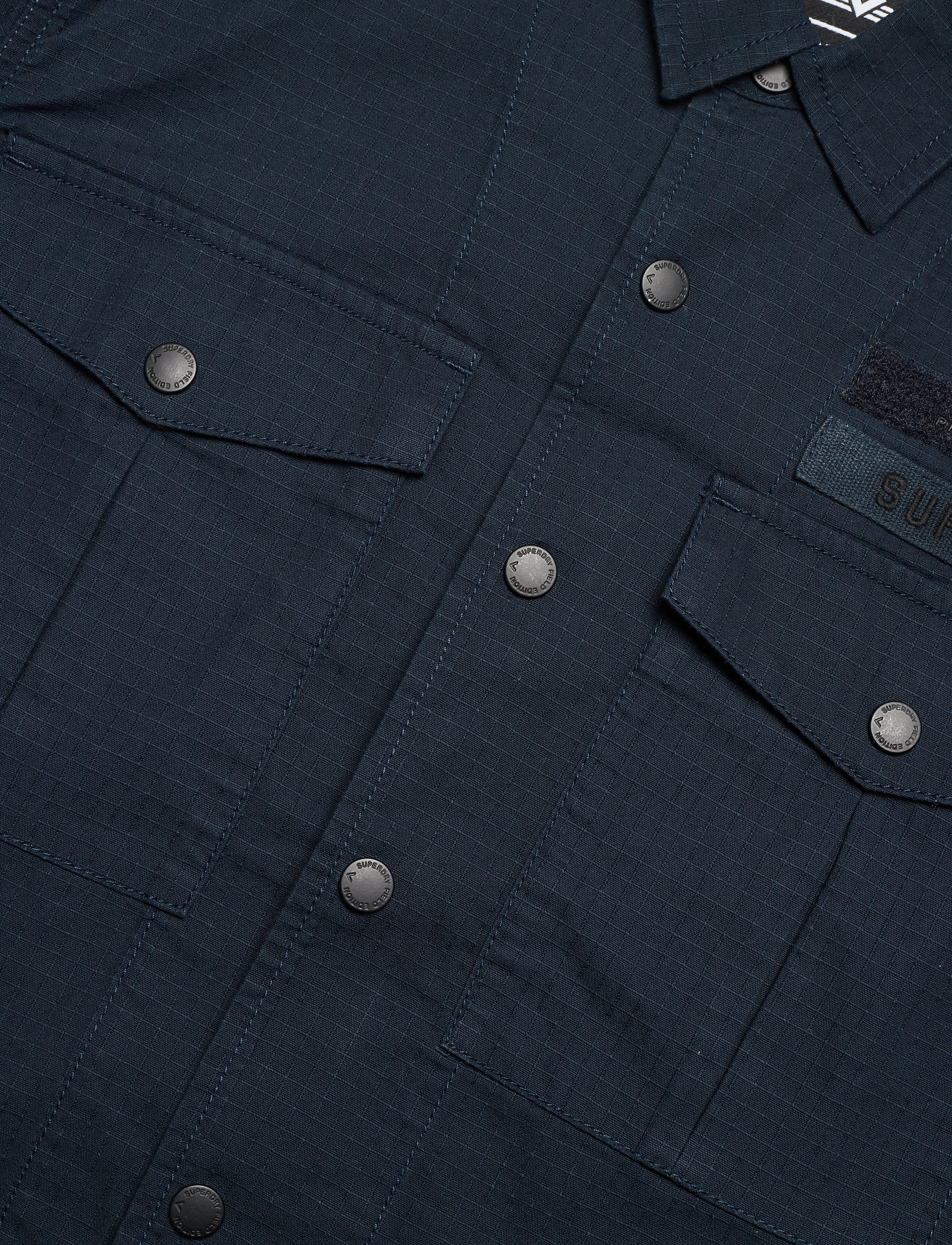 Superdry - UTILITY FIELD EDITION L/S SHIRT - eclipse navy - 4