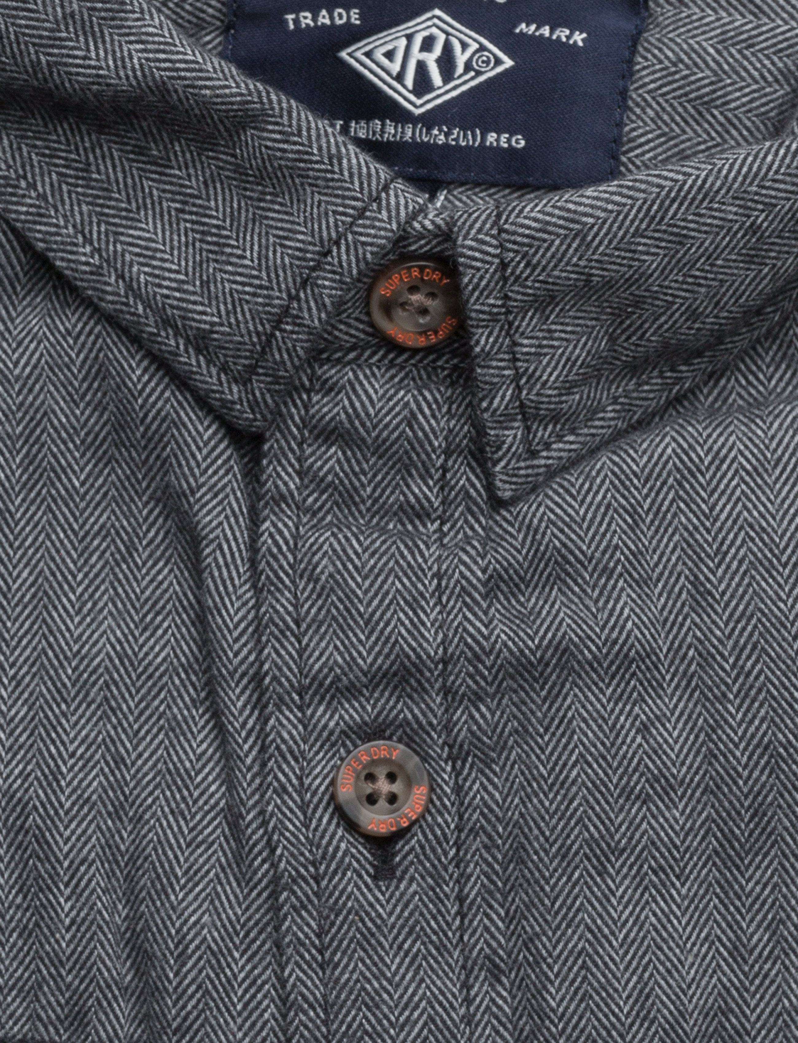 Superdry - FJORDMANS WORK SHIRT - onyx herringbone - 3