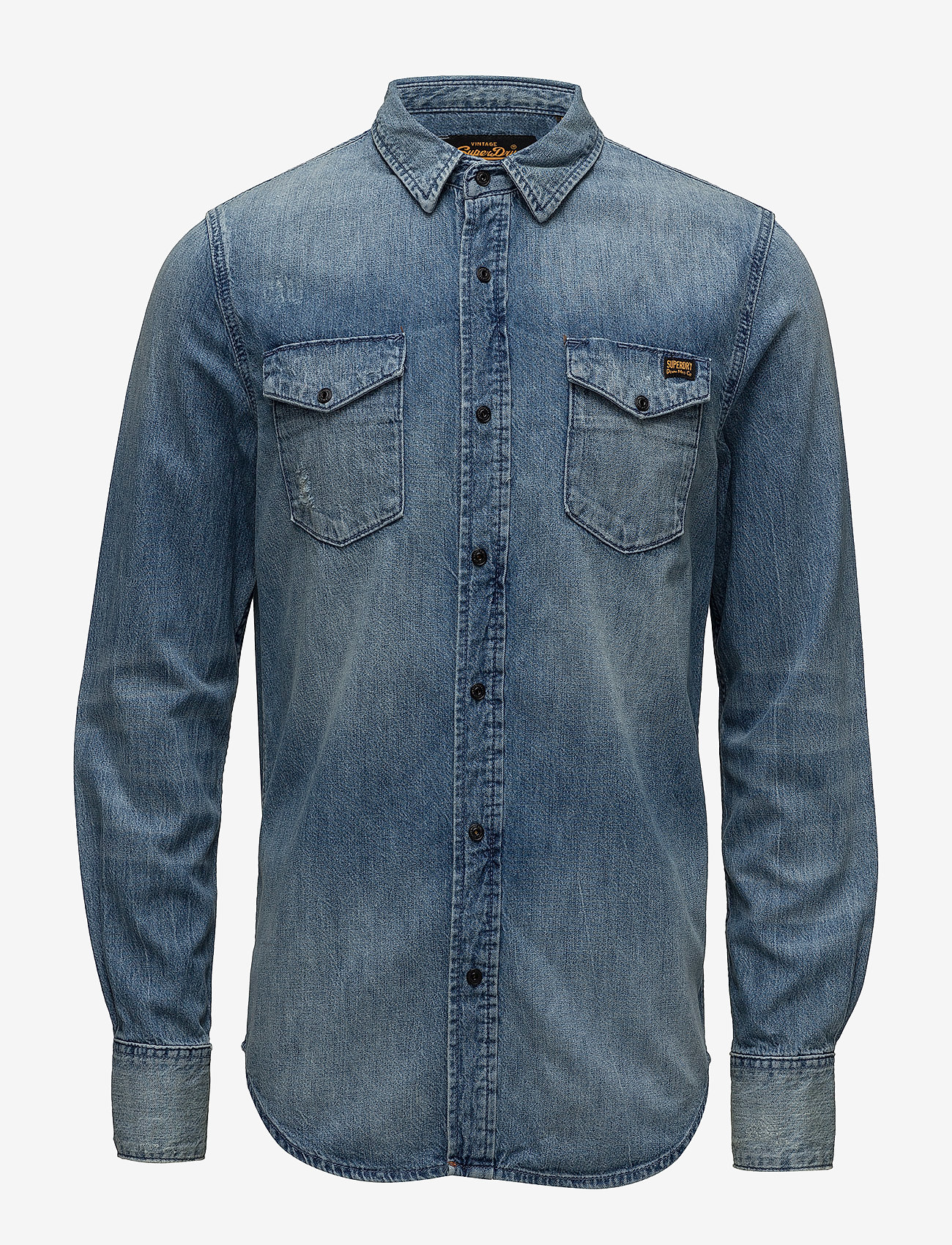 Superdry - RESURRECTION L/S SHIRT - rider blue - 0