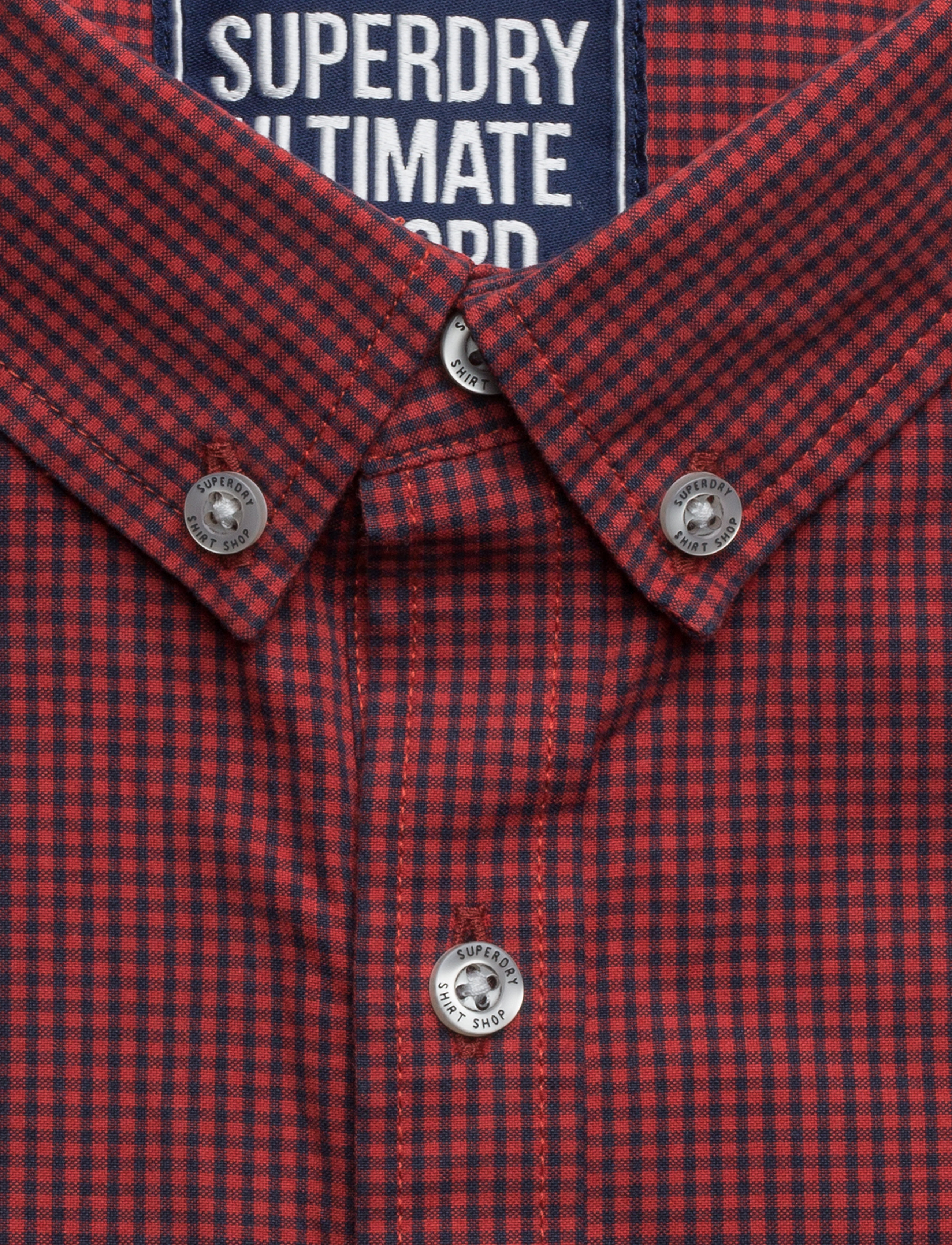 Superdry - ULTIMATE UNIVRSTY OXFORD SHIRT - alberta red gingham - 3