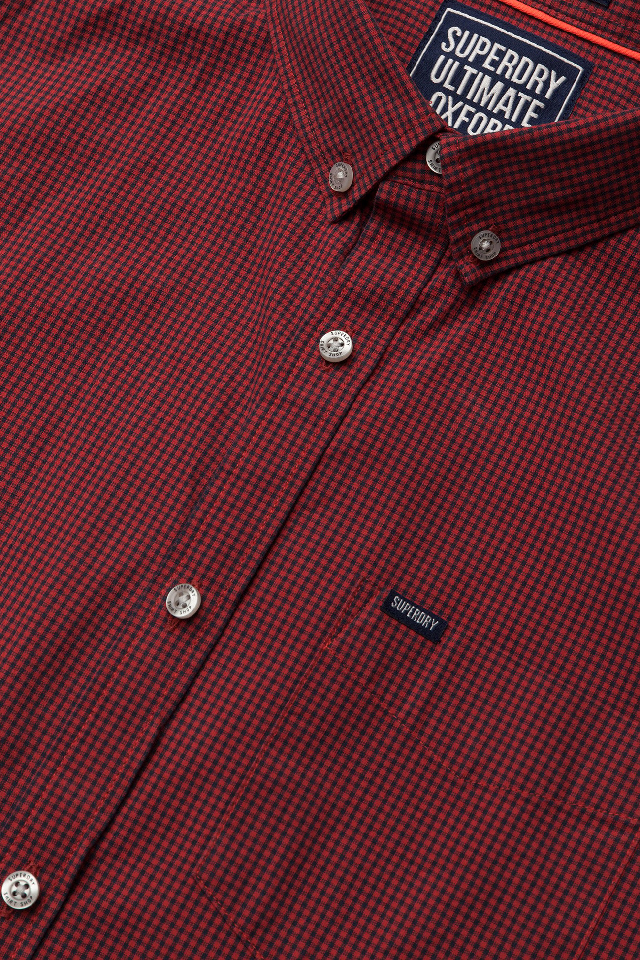 Superdry - ULTIMATE UNIVRSTY OXFORD SHIRT - alberta red gingham - 4
