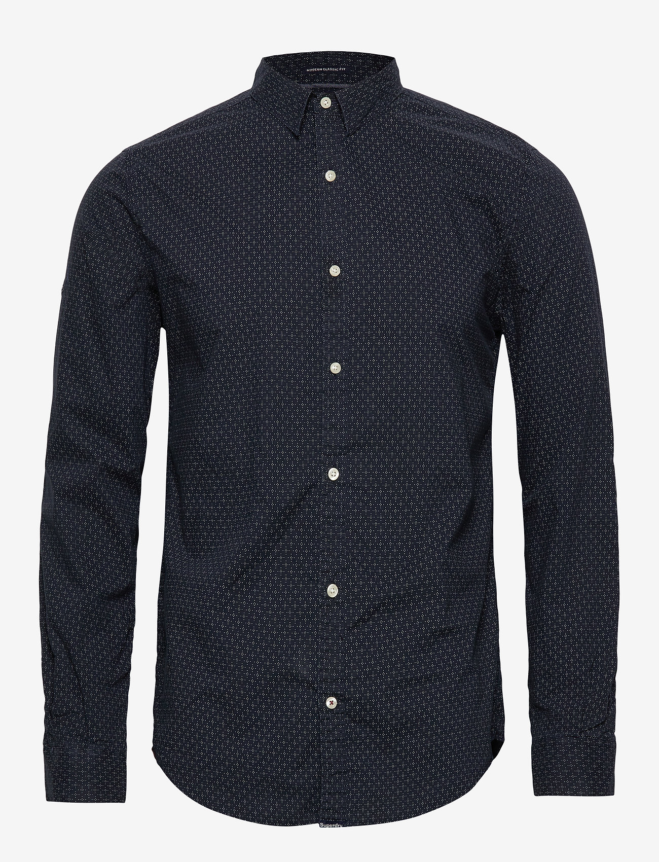 Superdry - MODERN CLASSIC L/S SHIRT - solar dot navy - 0