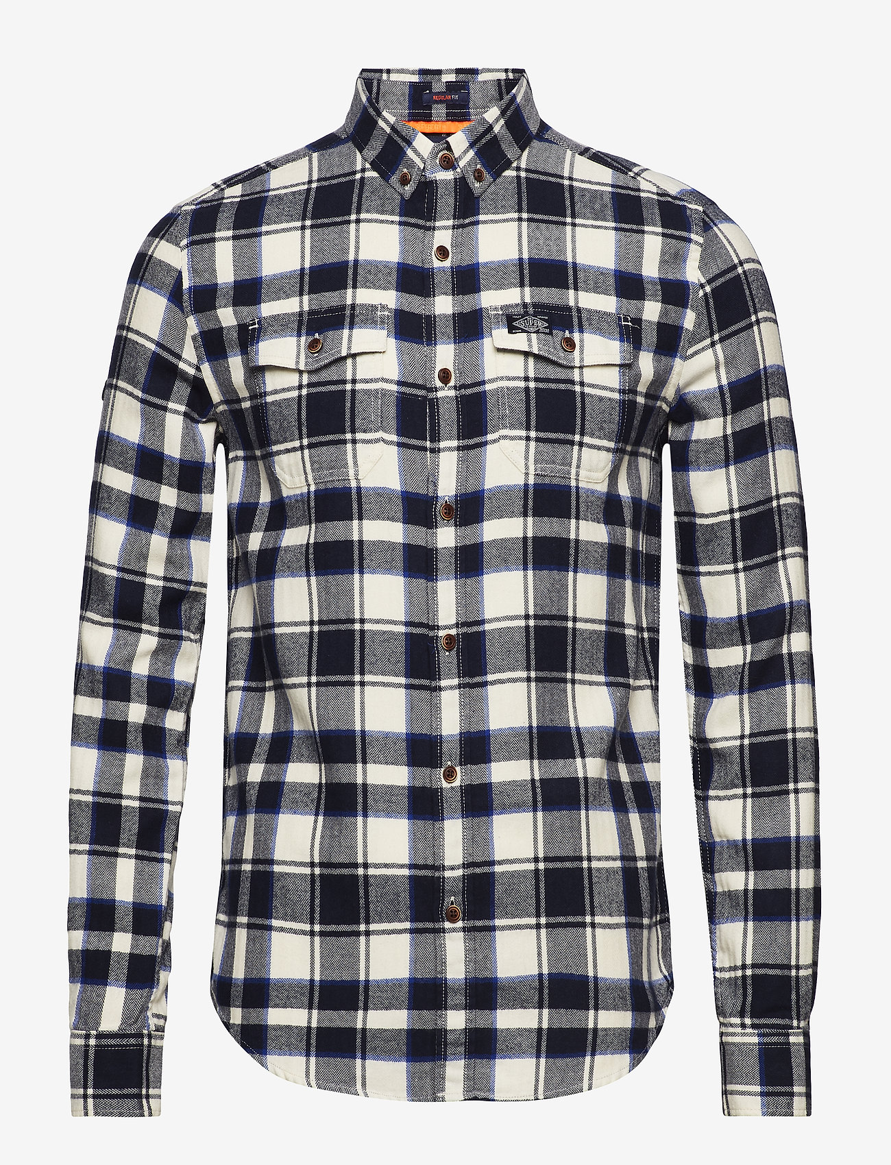 Superdry - WINTER WASHBASKET SHIRT - paraguay navy check (new) - 0