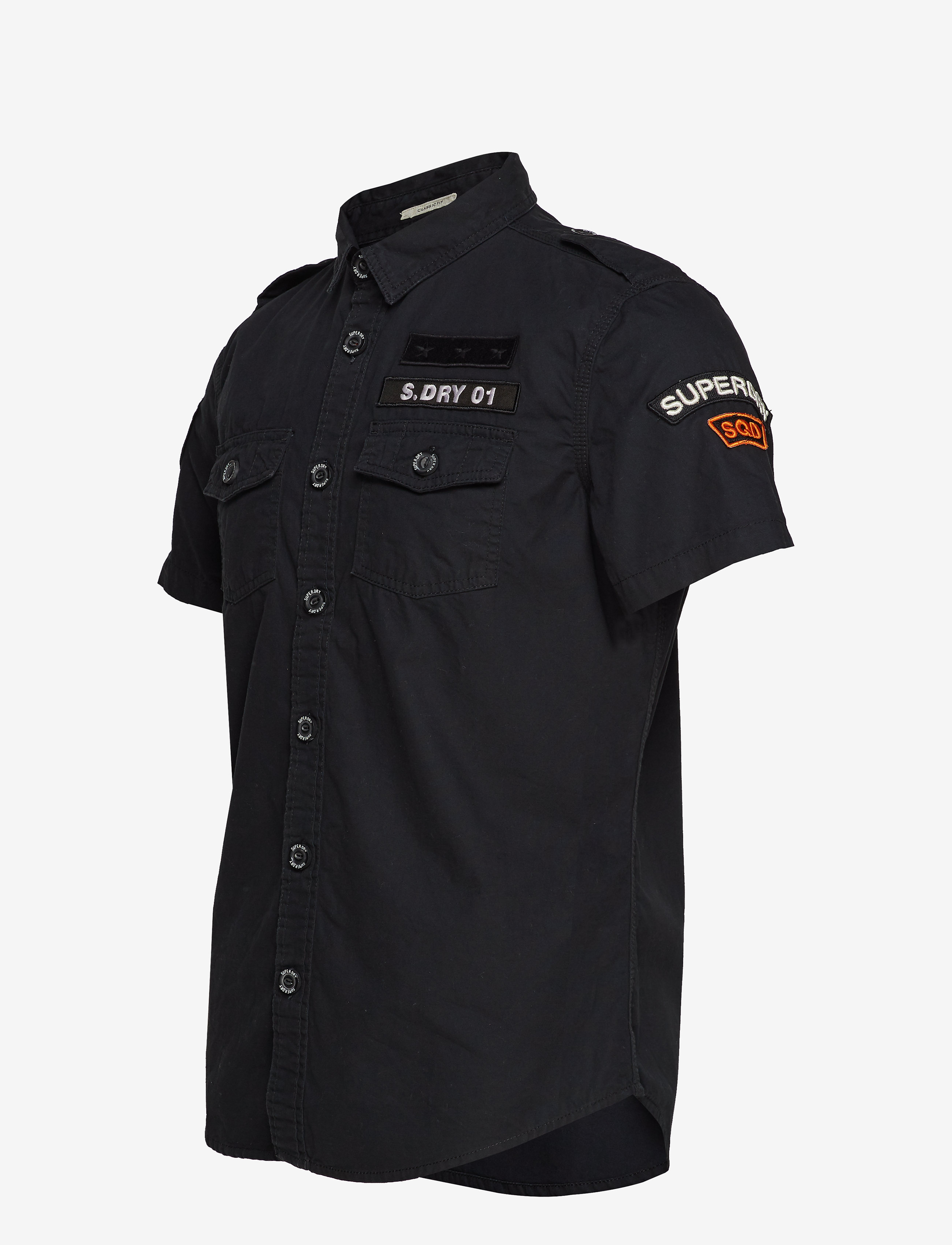 Superdry - ARMY CORPS LITE S/S SHIRT - black - 2