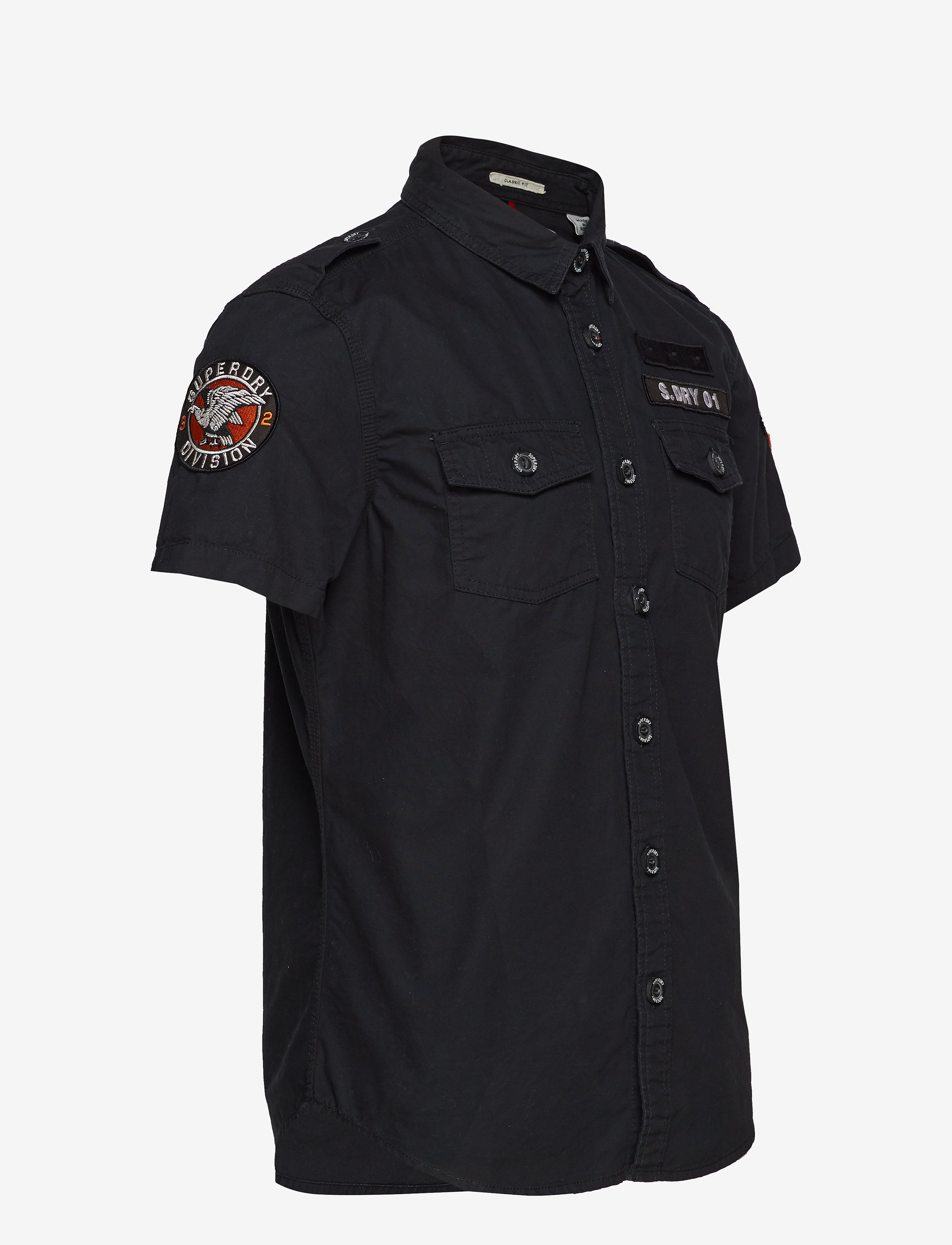 Superdry - ARMY CORPS LITE S/S SHIRT - black - 3