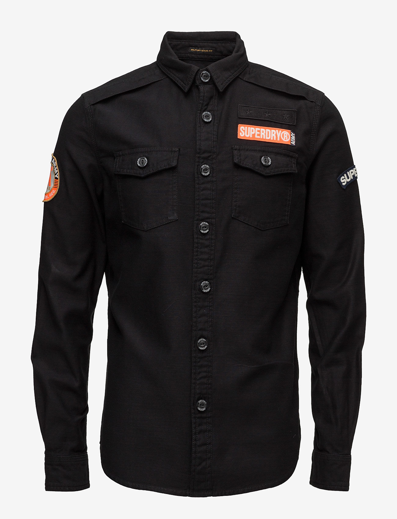 Superdry - SD ARMY CORPS L/S SHIRT - carbon - 0