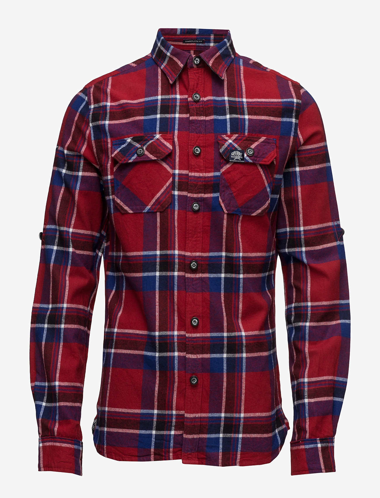 Superdry - LUMBERJACK L/S SHIRT - firvale red check - 0