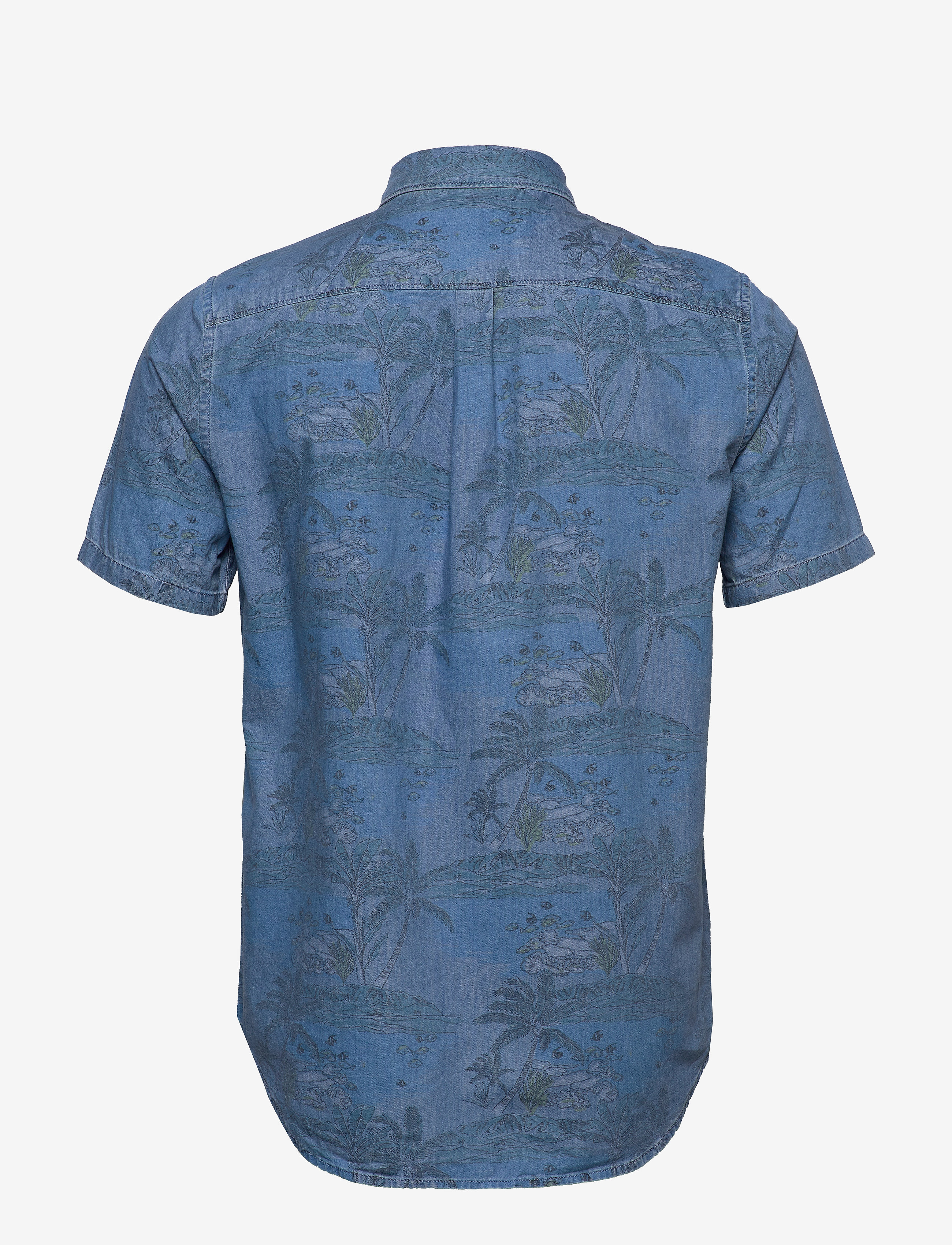 Superdry - MIAMI LOOM SS SHIRT - tropical island blue - 1