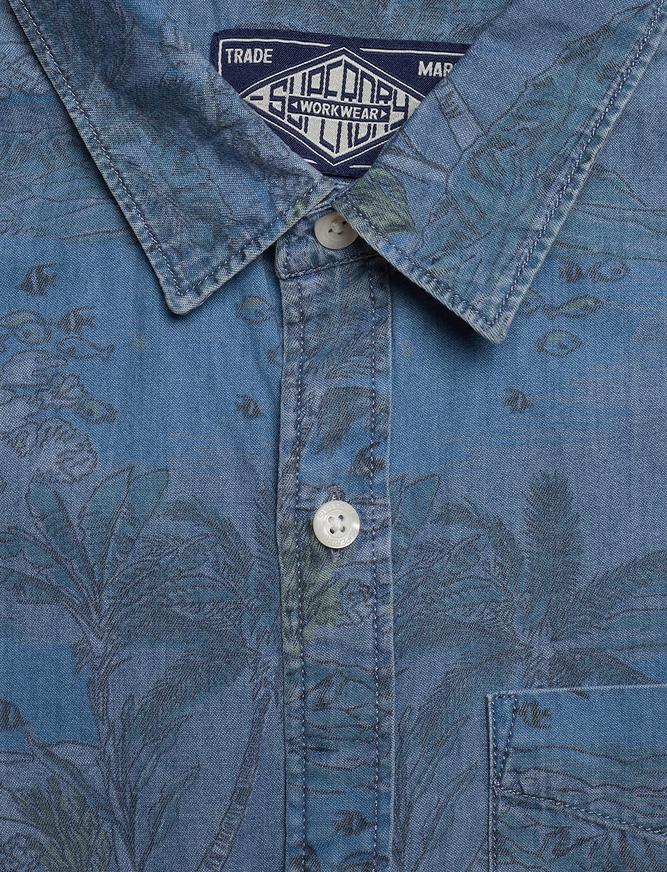 Superdry - MIAMI LOOM SS SHIRT - tropical island blue - 2