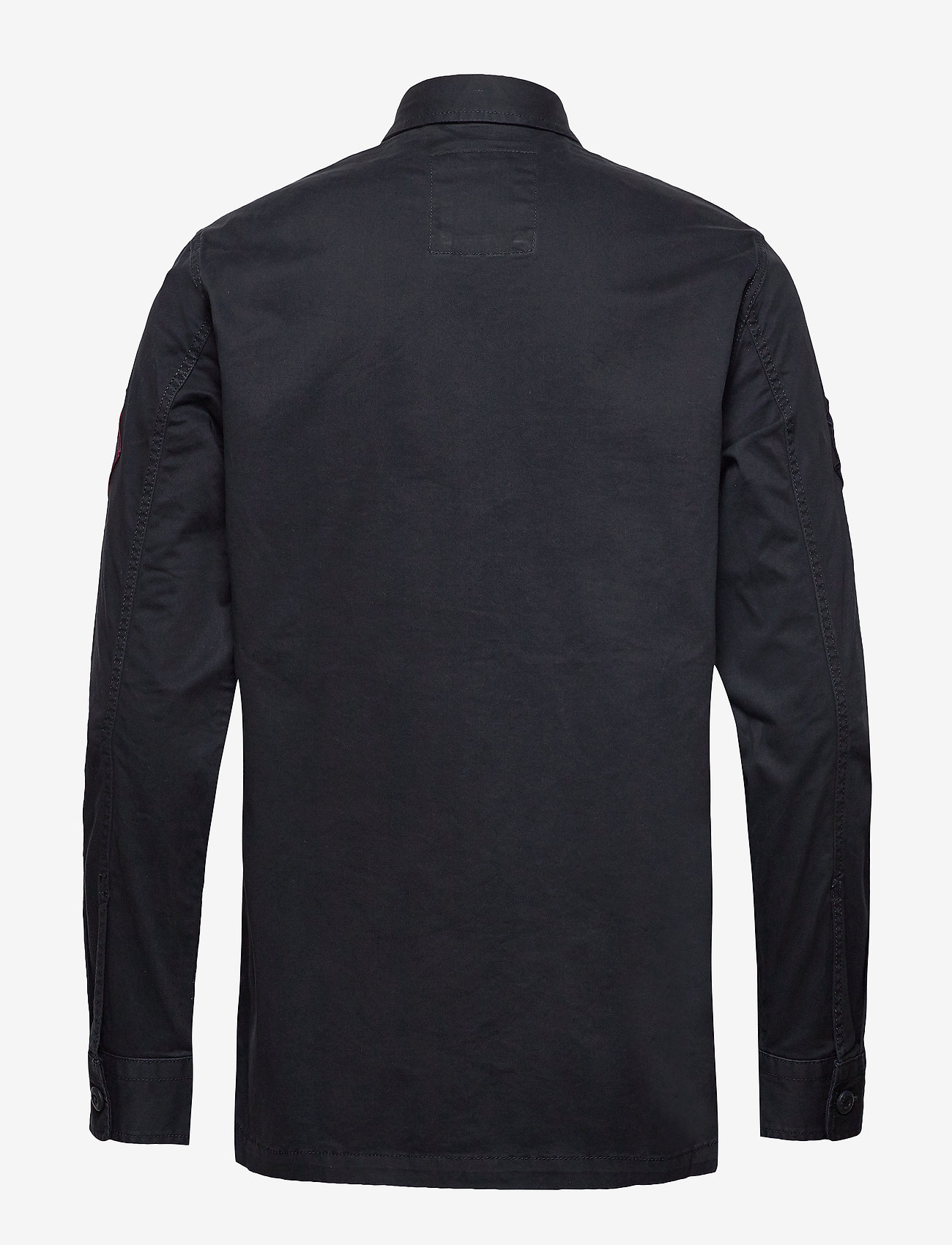 Superdry - CORE MILITARY PATCHED L/S SHIRT - midnight navy - 1