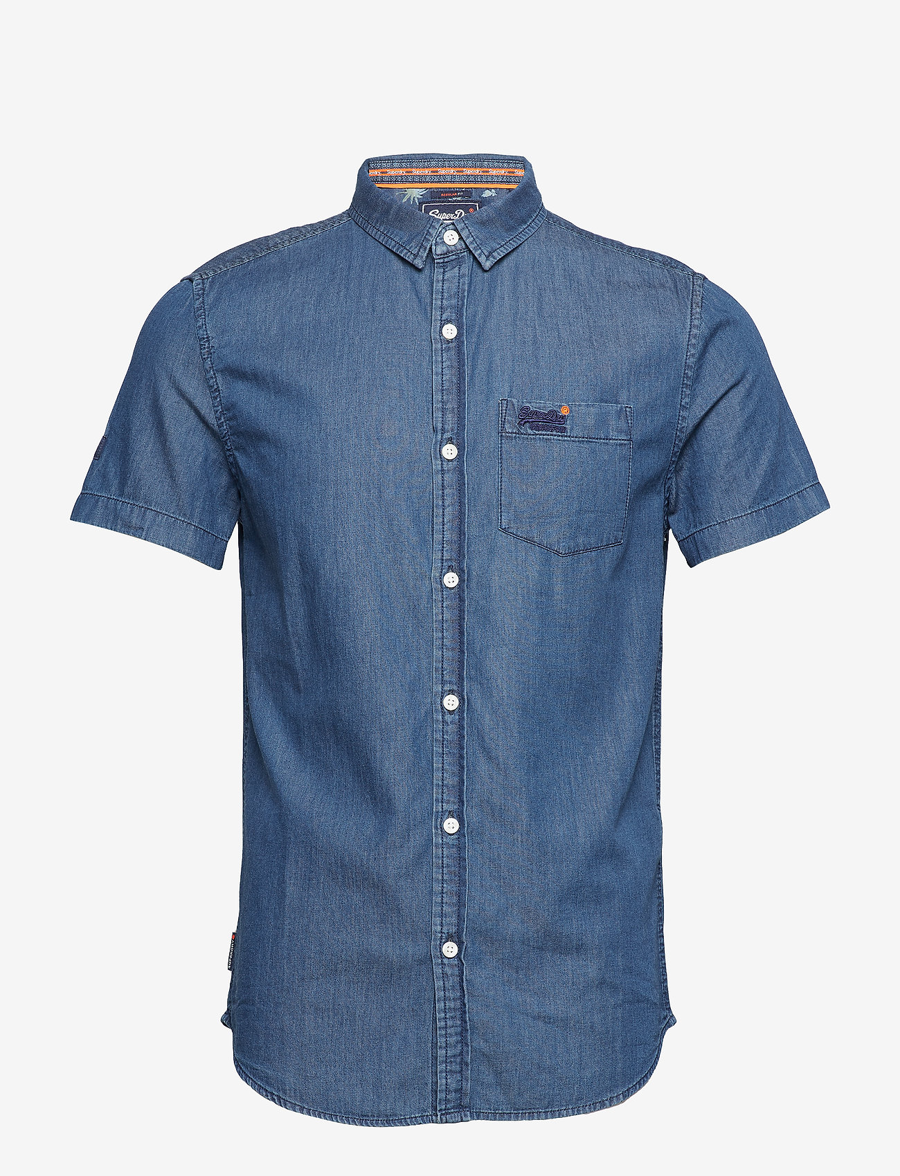 Superdry - MIAMI LOOM SHIRT - oil blue wash - 0