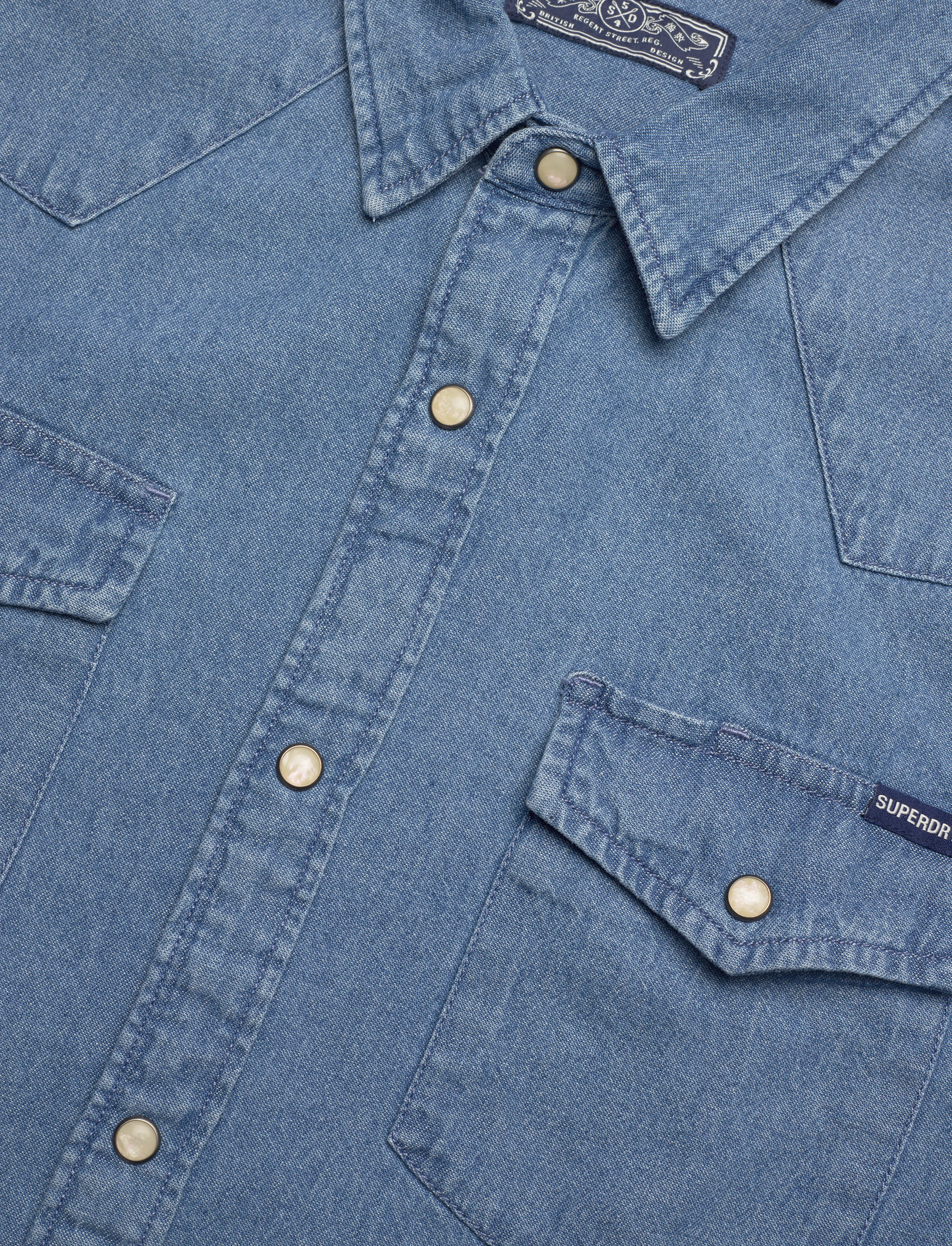 Superdry - RESURRECTION SHIRT - light wash - 3