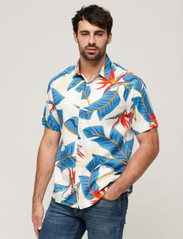 Superdry - HAWAIIAN SHIRT - kortærmede t-shirts - optic paradise - 2