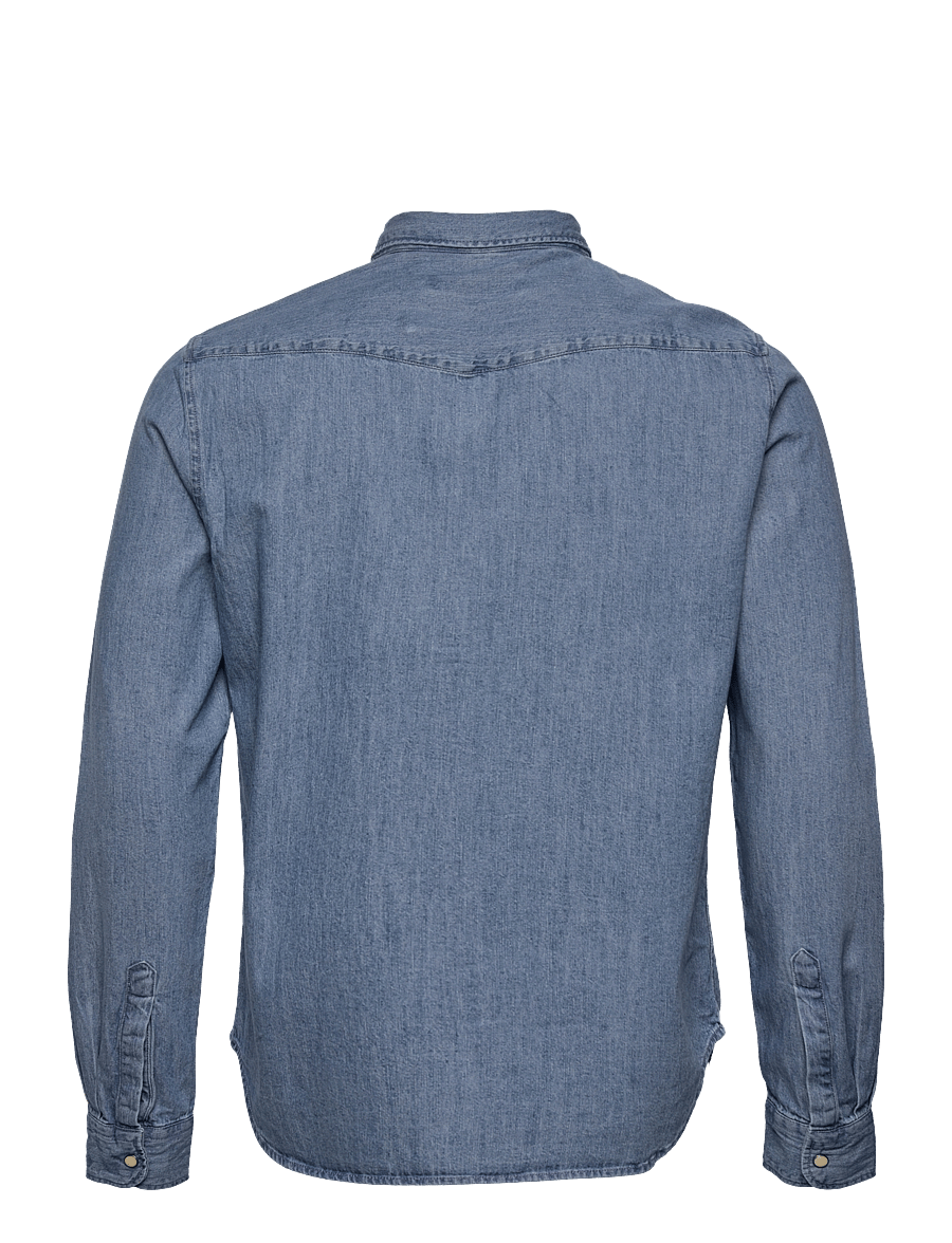 Superdry - VINTAGE WESTERN SHIRT - light wash - 1