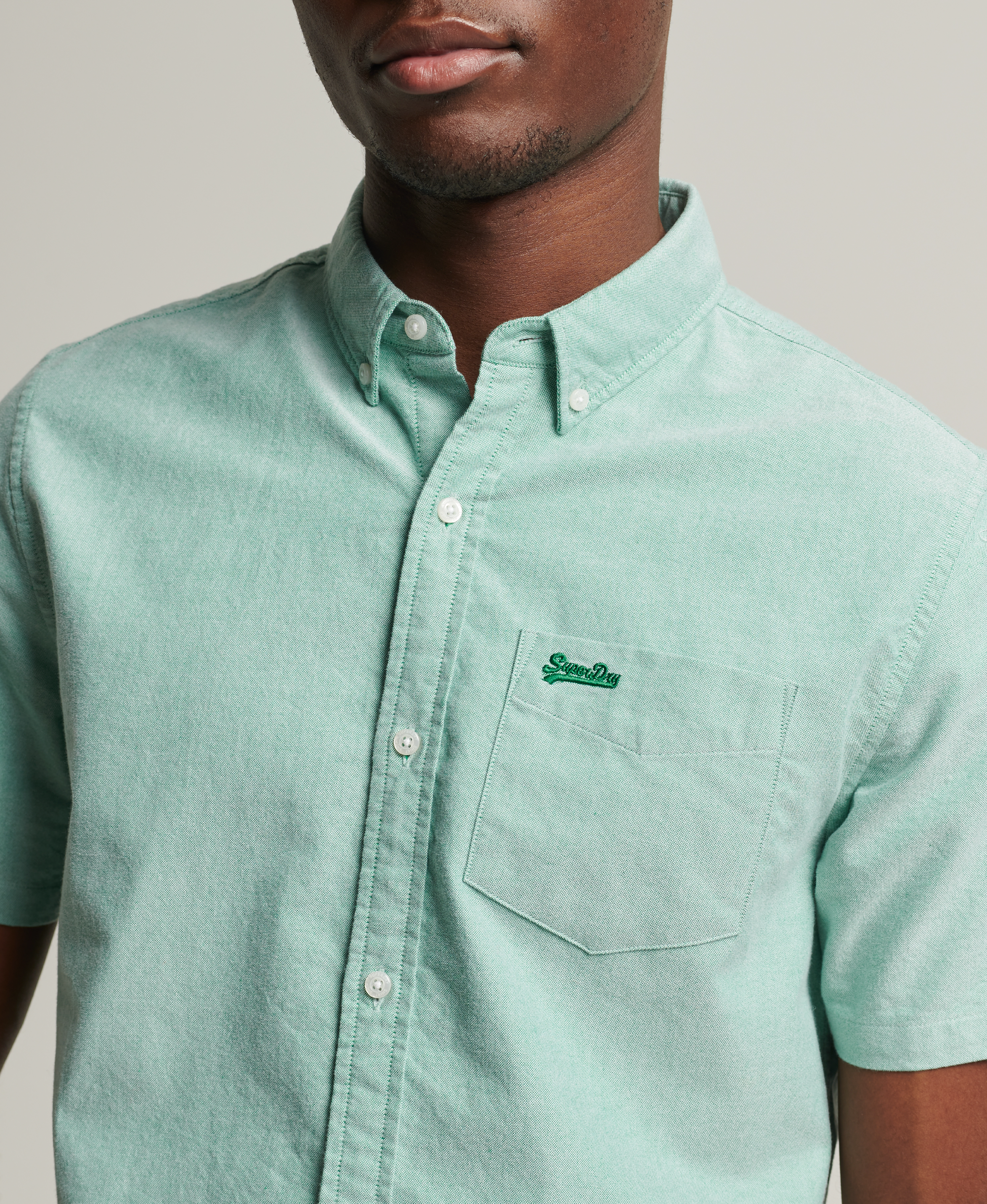 Superdry - VINTAGE OXFORD S/S SHIRT - botanical green - 2