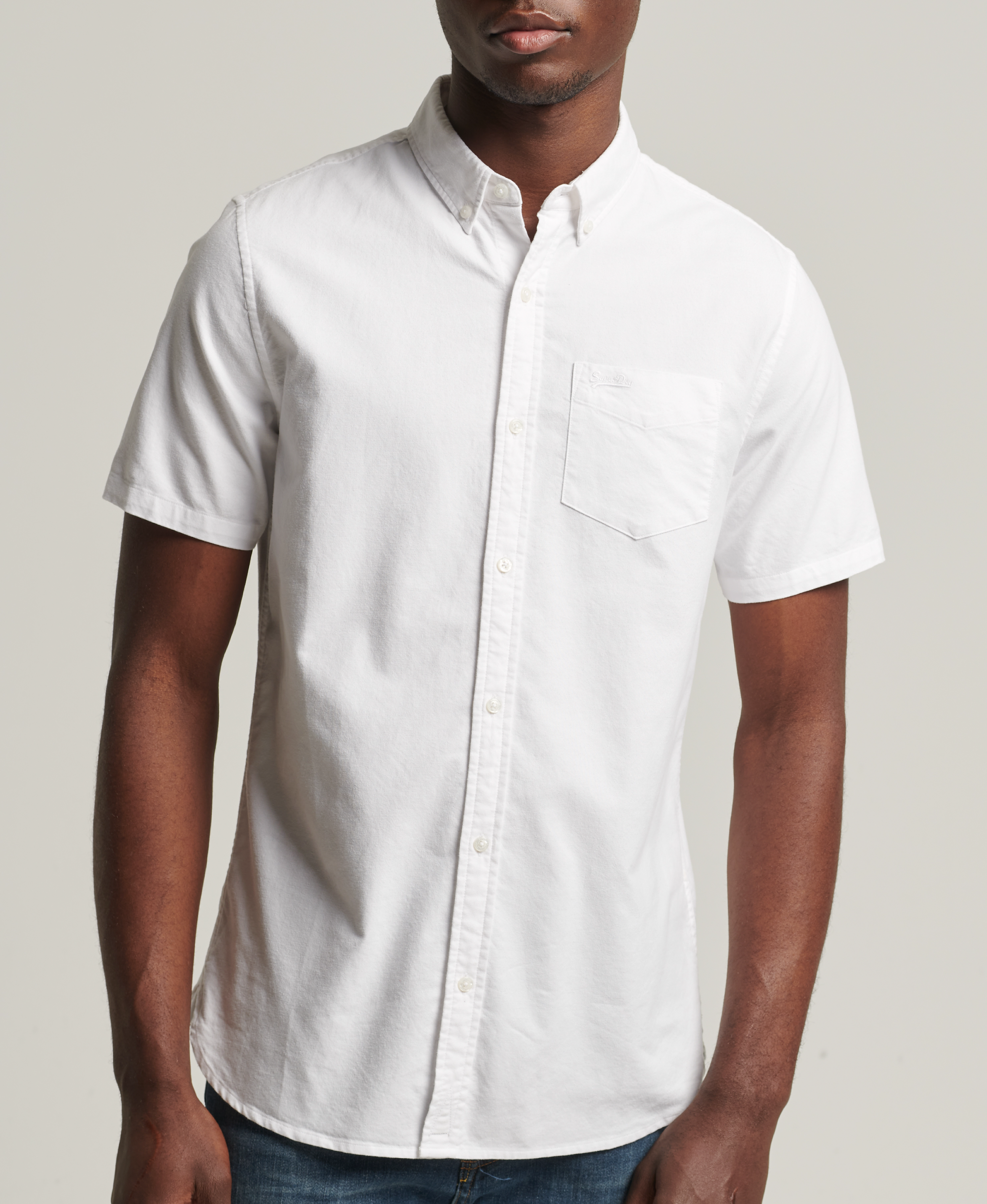 Superdry - VINTAGE OXFORD S/S SHIRT - optic - 3