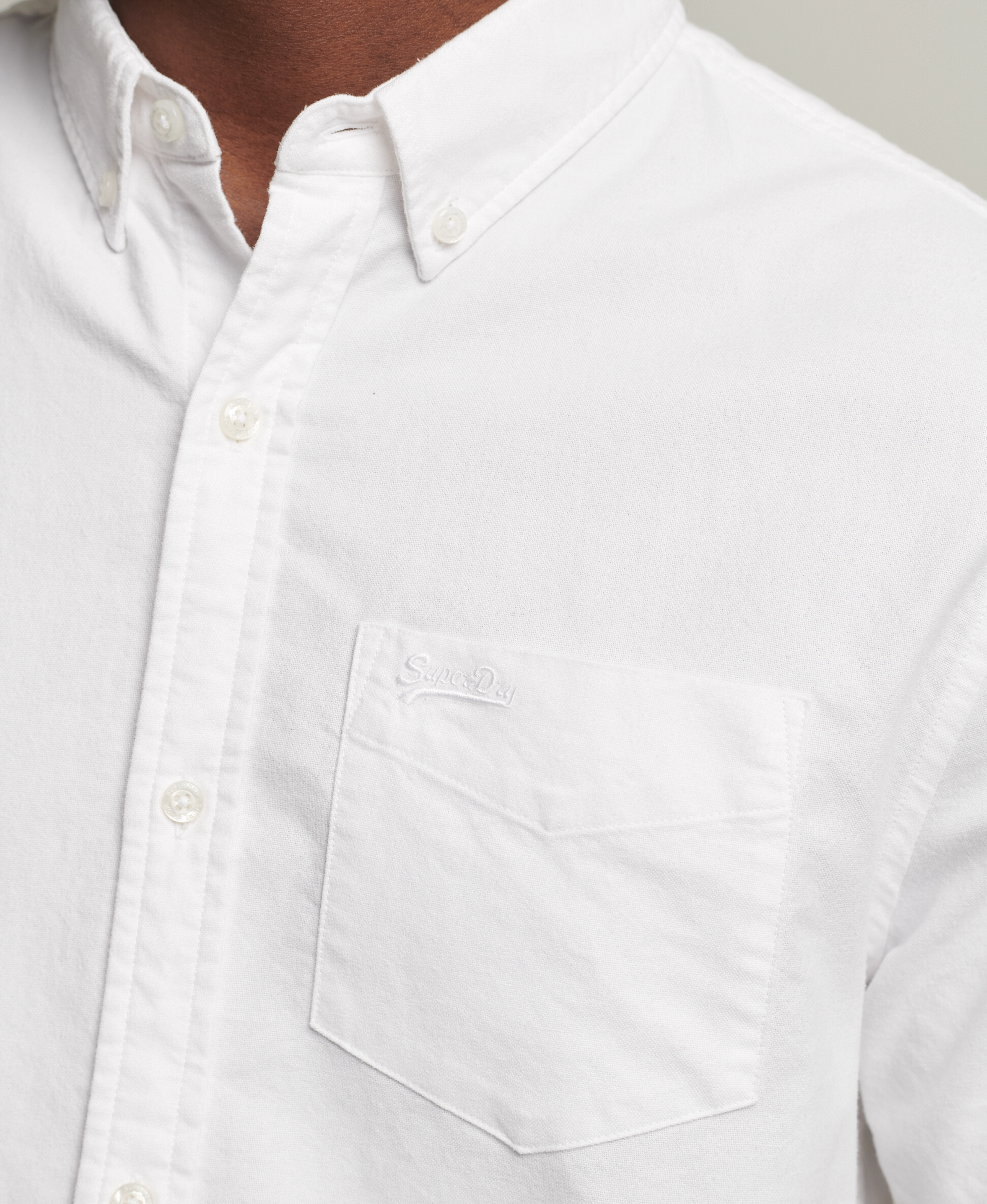 Superdry - VINTAGE OXFORD S/S SHIRT - optic - 4