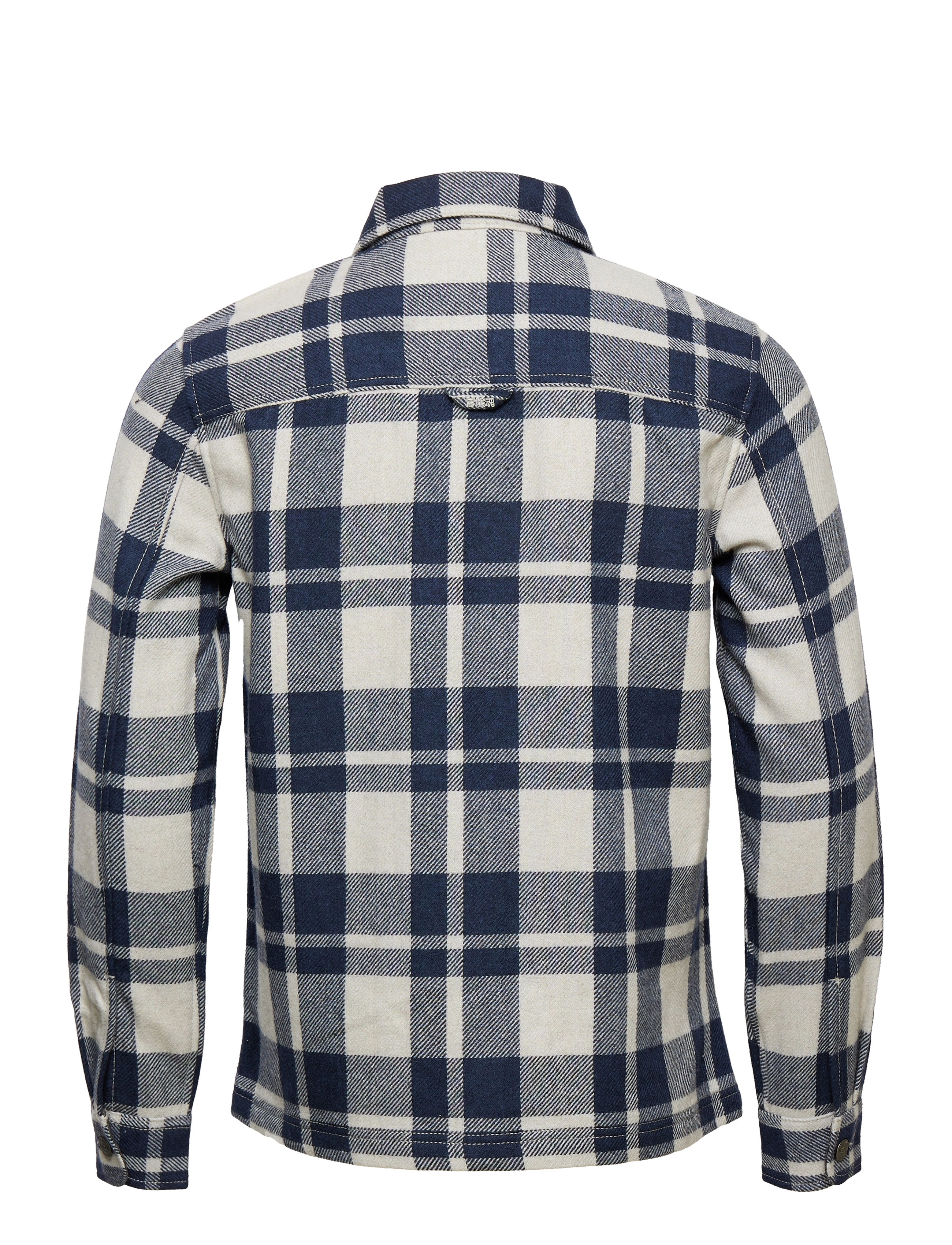 Superdry - VINTAGE WOOL ZIP OVERSHIRT - roscoe check ecru - 1