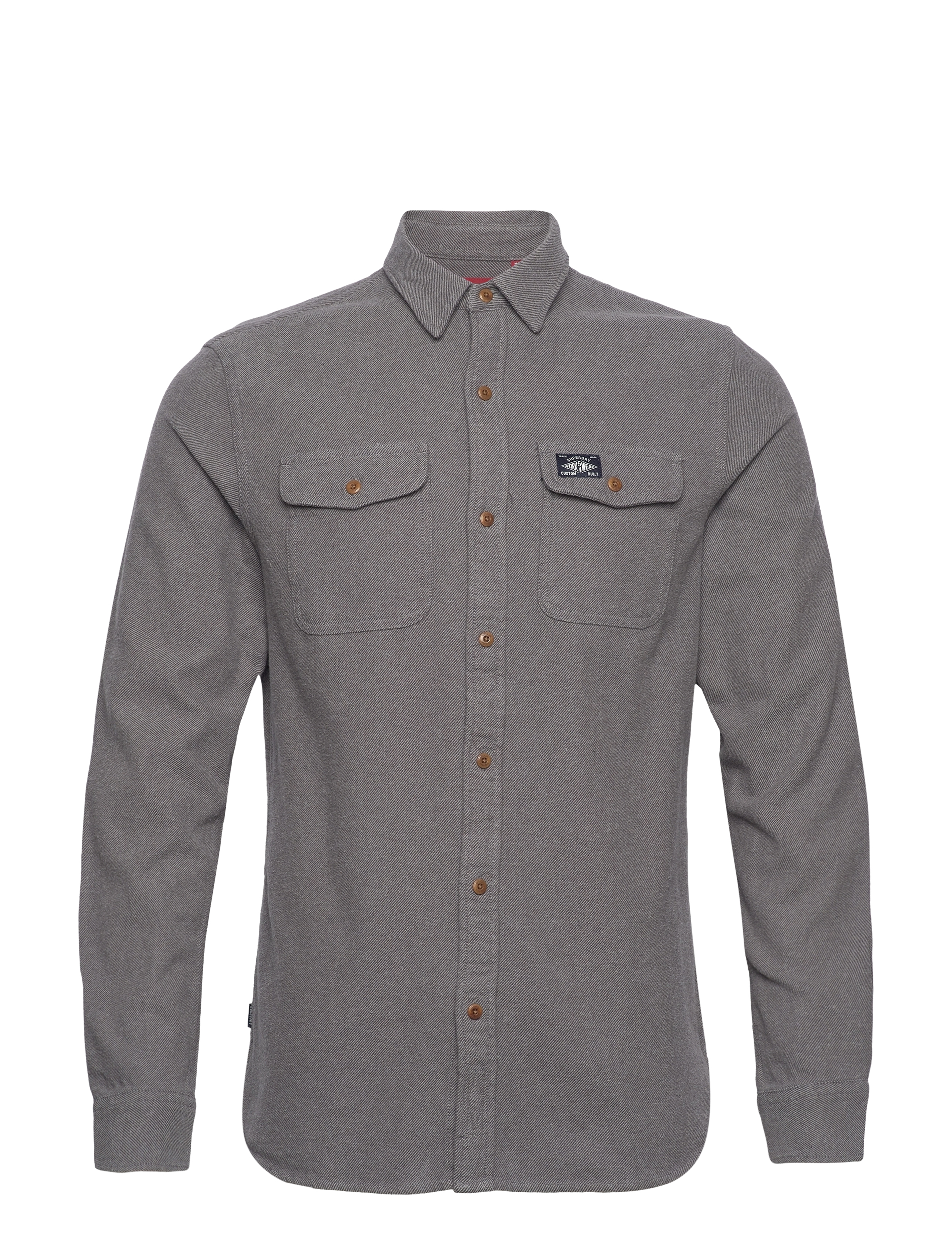 Superdry - VINTAGE TRAILSMAN FLANNEL - grey - 0