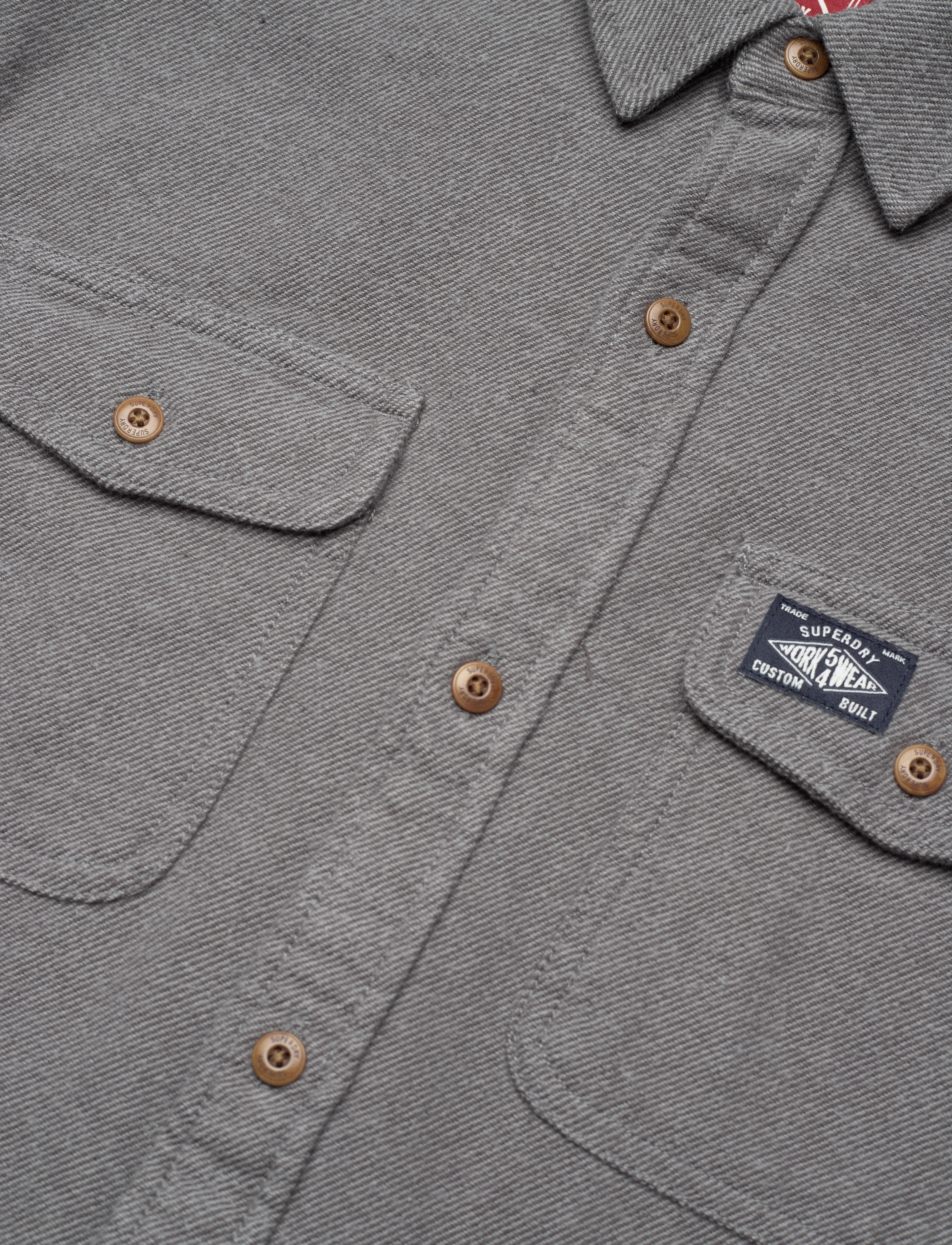 Superdry - VINTAGE TRAILSMAN FLANNEL - grey - 5