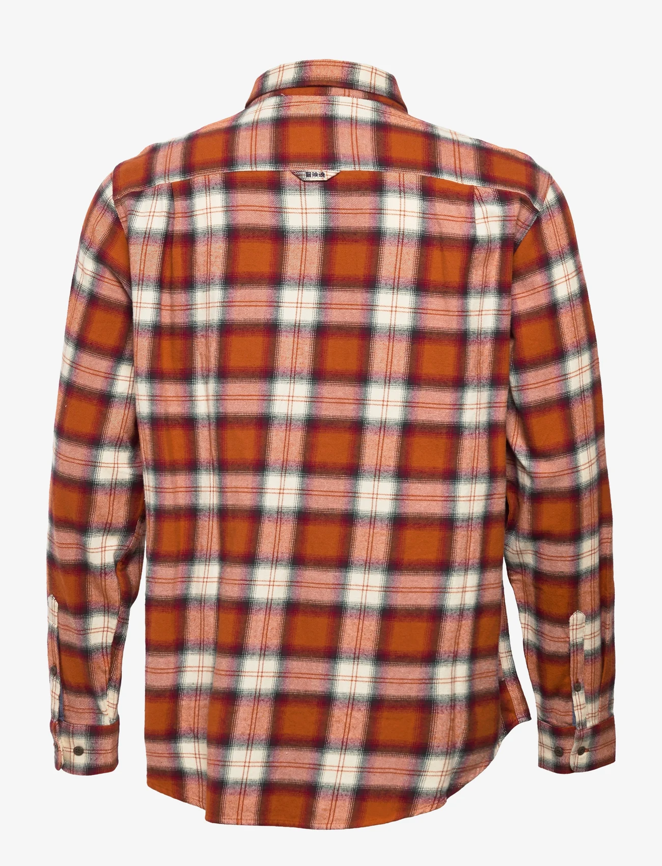 Superdry - VINTAGE LUMBERJACK SHIRT - rutiga skjortor - rodrick check rusty orange - 1