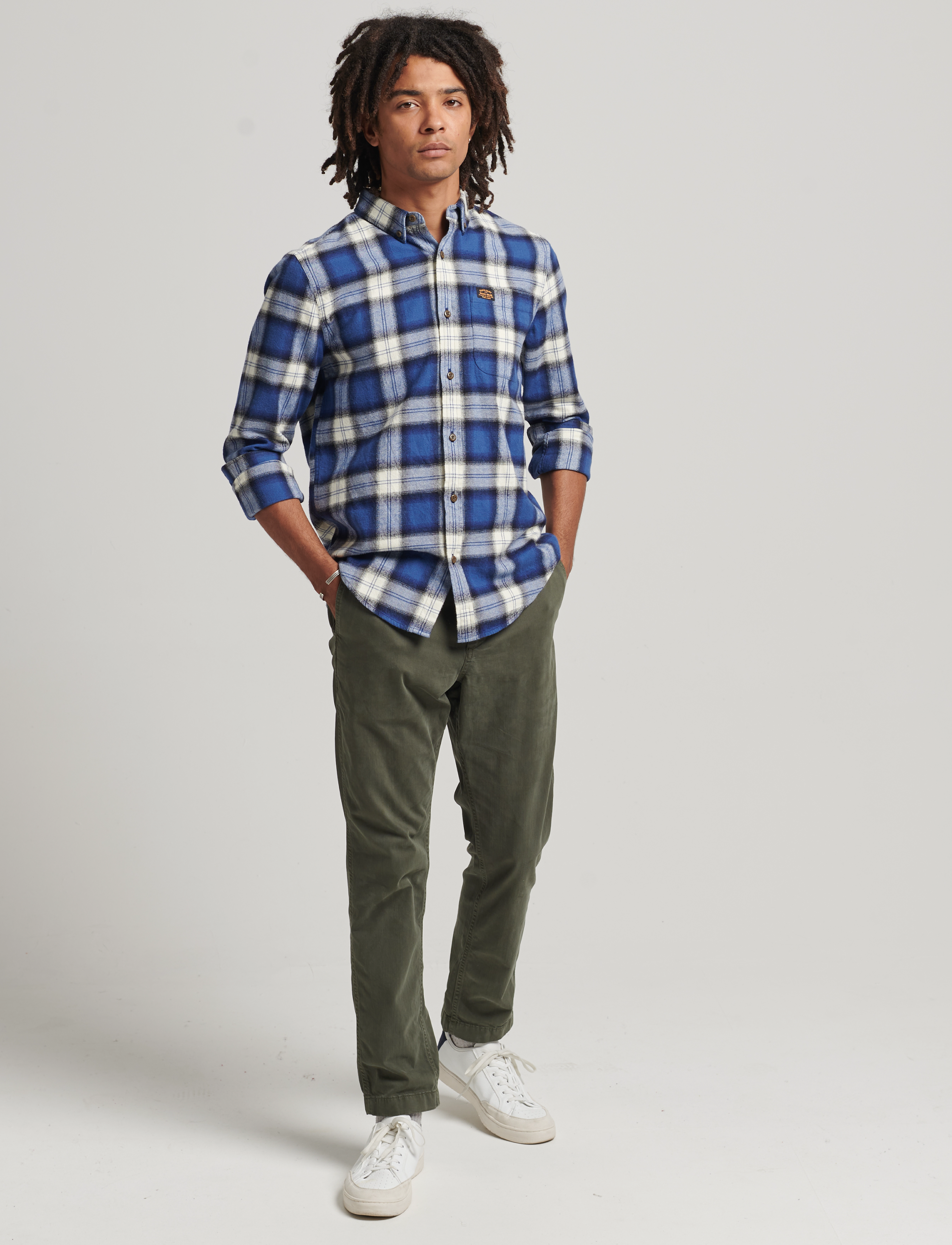 Superdry - VINTAGE LUMBERJACK SHIRT - rodrick check blue - 3