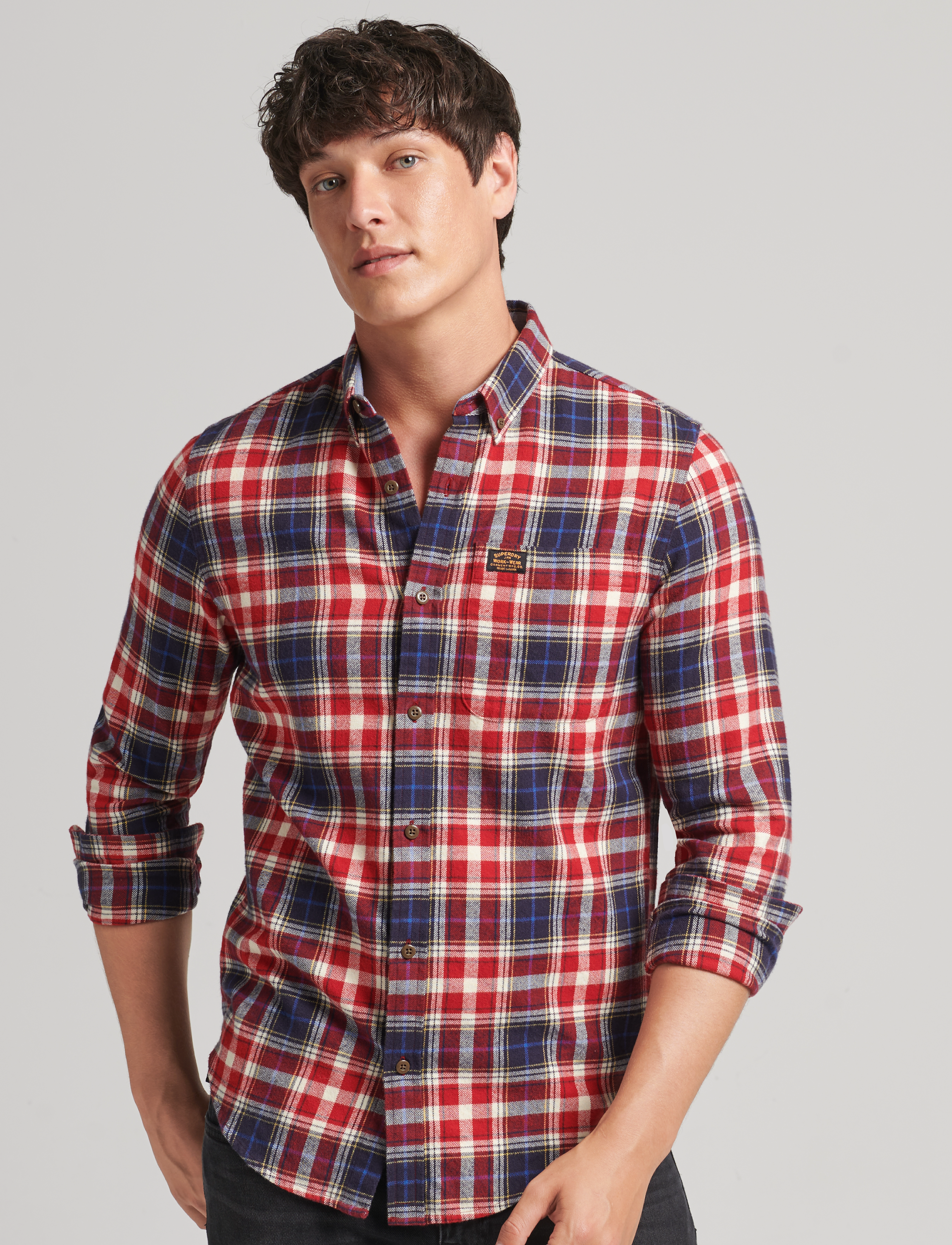 Superdry - VINTAGE LUMBERJACK - cedar check red chilli - 2