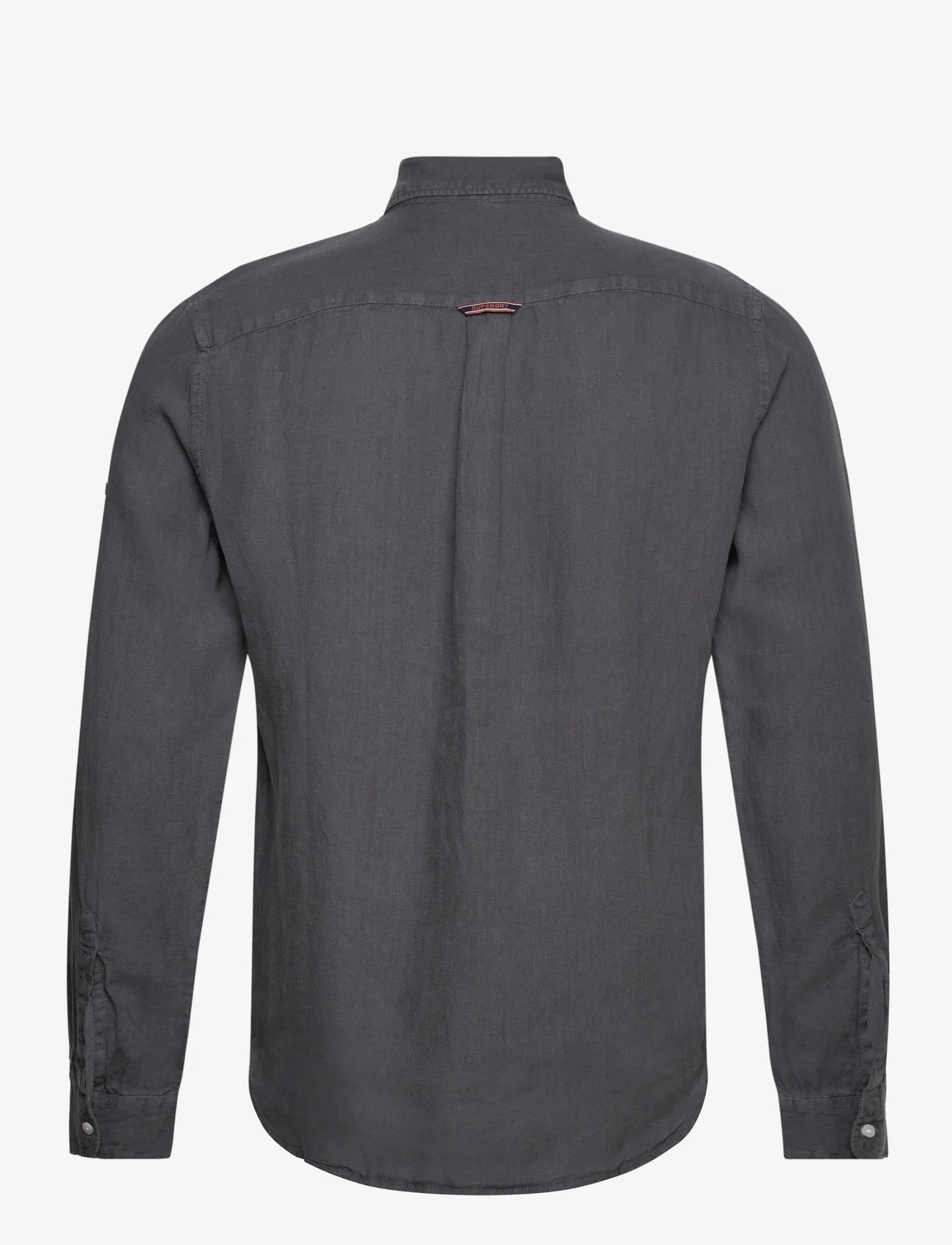 Superdry - STUDIOS CASUAL LINEN L/S SHIRT - linen shirts - castlerock grey - 1