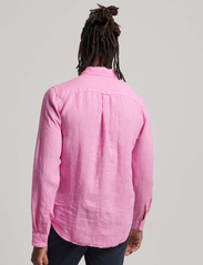 Superdry - STUDIOS CASUAL LINEN L/S SHIRT - lininiai marškiniai - fuchsia pink - 3