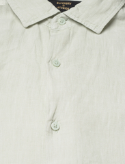 Superdry - STUDIOS CASUAL LINEN L/S SHIRT - lininiai marškiniai - green lily - 2